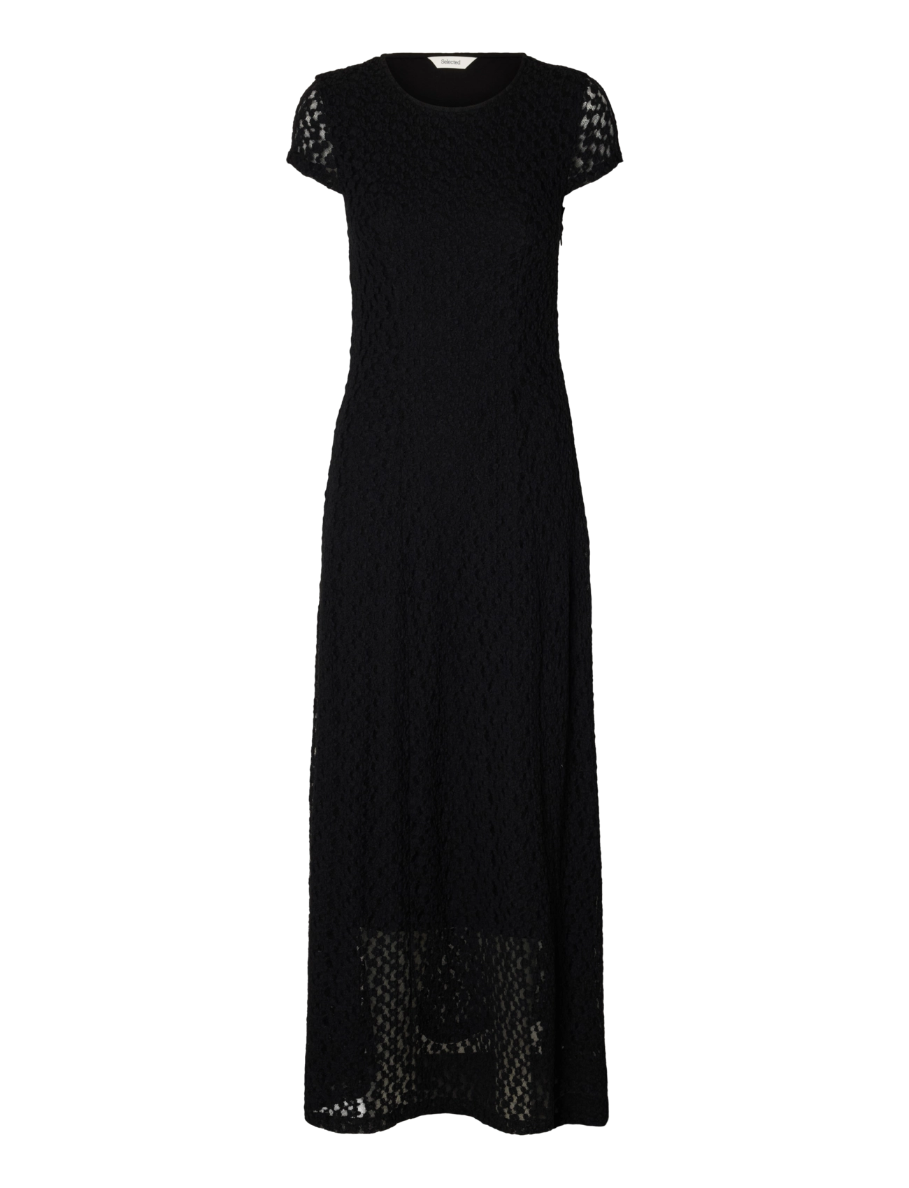 Selected - SLWVIKA ANKLE DRESS - maxi dresses - black - 1