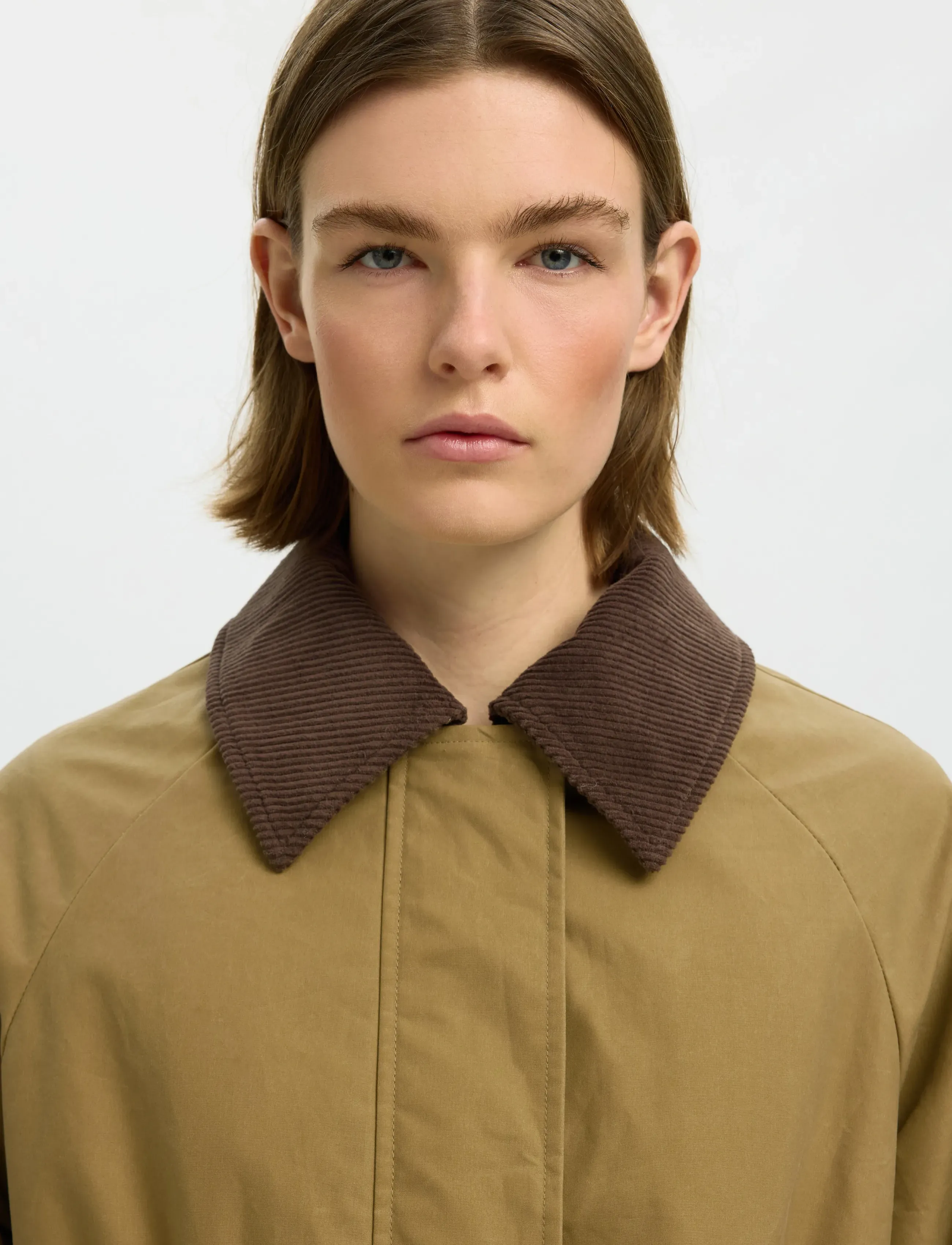 Selected - SLFWILMA WAXED CLAIR JACKET NOOS - utility-jacken - tigers eye - 4