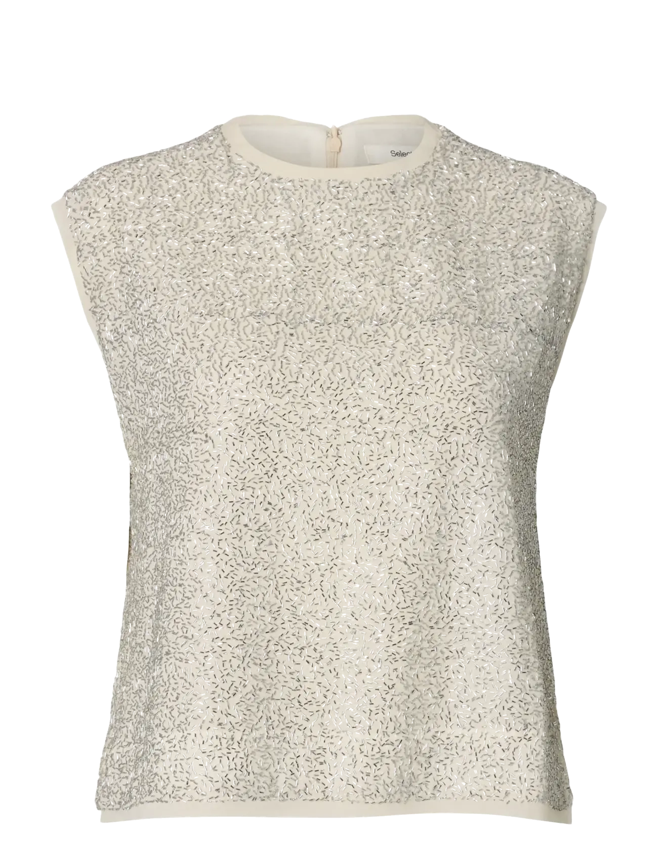 Selected - SLWELLIE SL TOP - Ärmlösa blusar - silver birch - 1