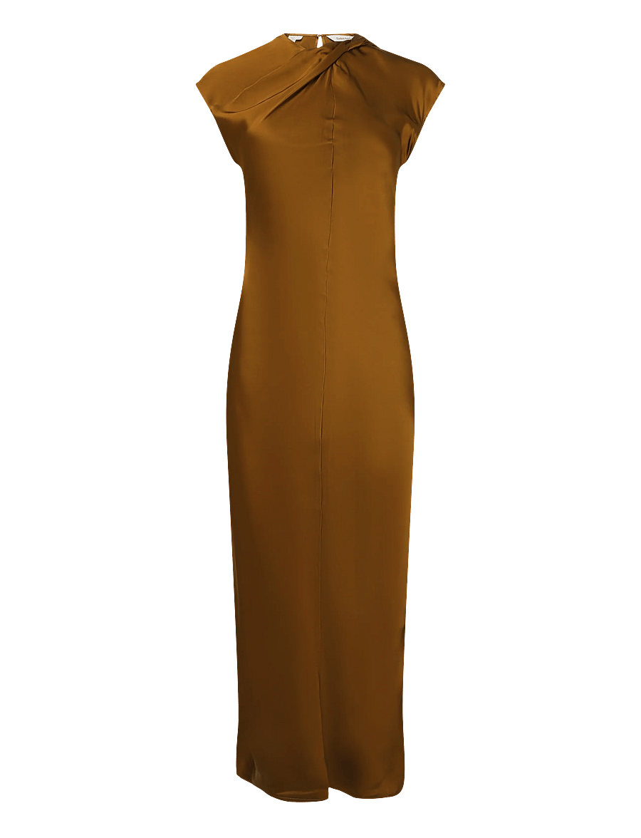 Selected - SLWVIDA SLIM CAPSLEEVE ANKLE DRESS - maxi kjoler - monks robe - 0