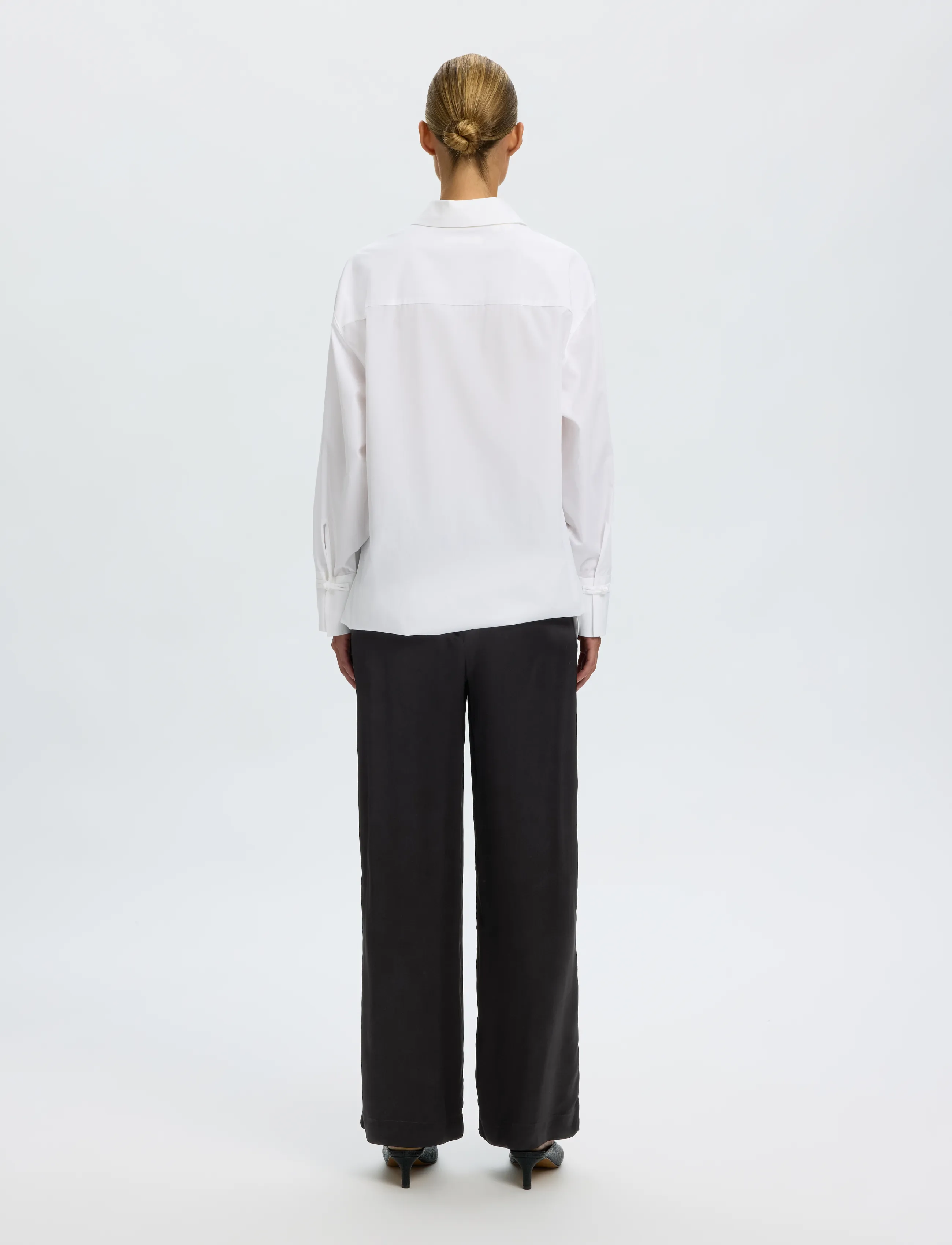 SELECTED Slwvida Mw Wide Pant byxor dam – bild 2