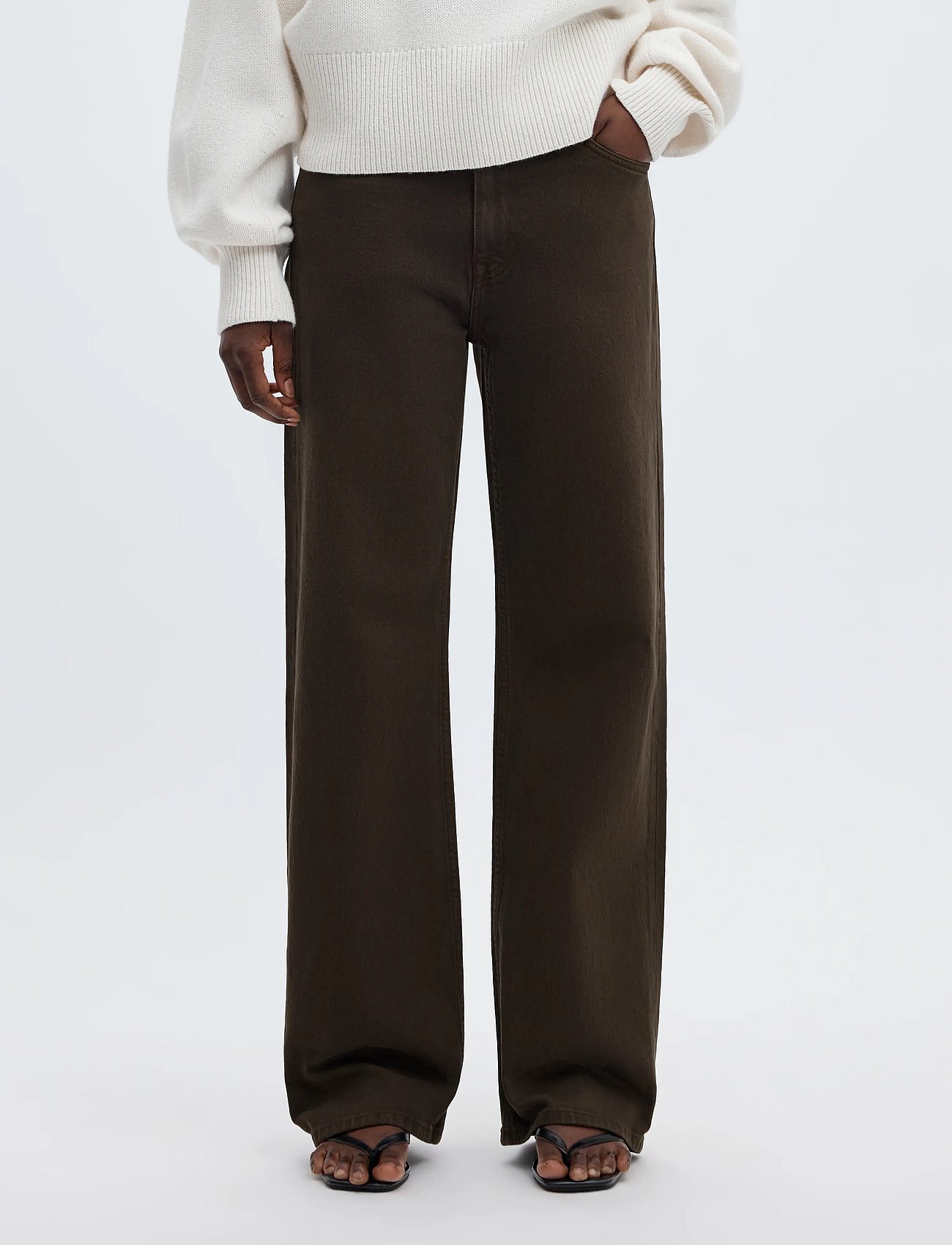 SLWWIDE BEA-KORI COLORED HW JEANS NOOS - DELICIOSO