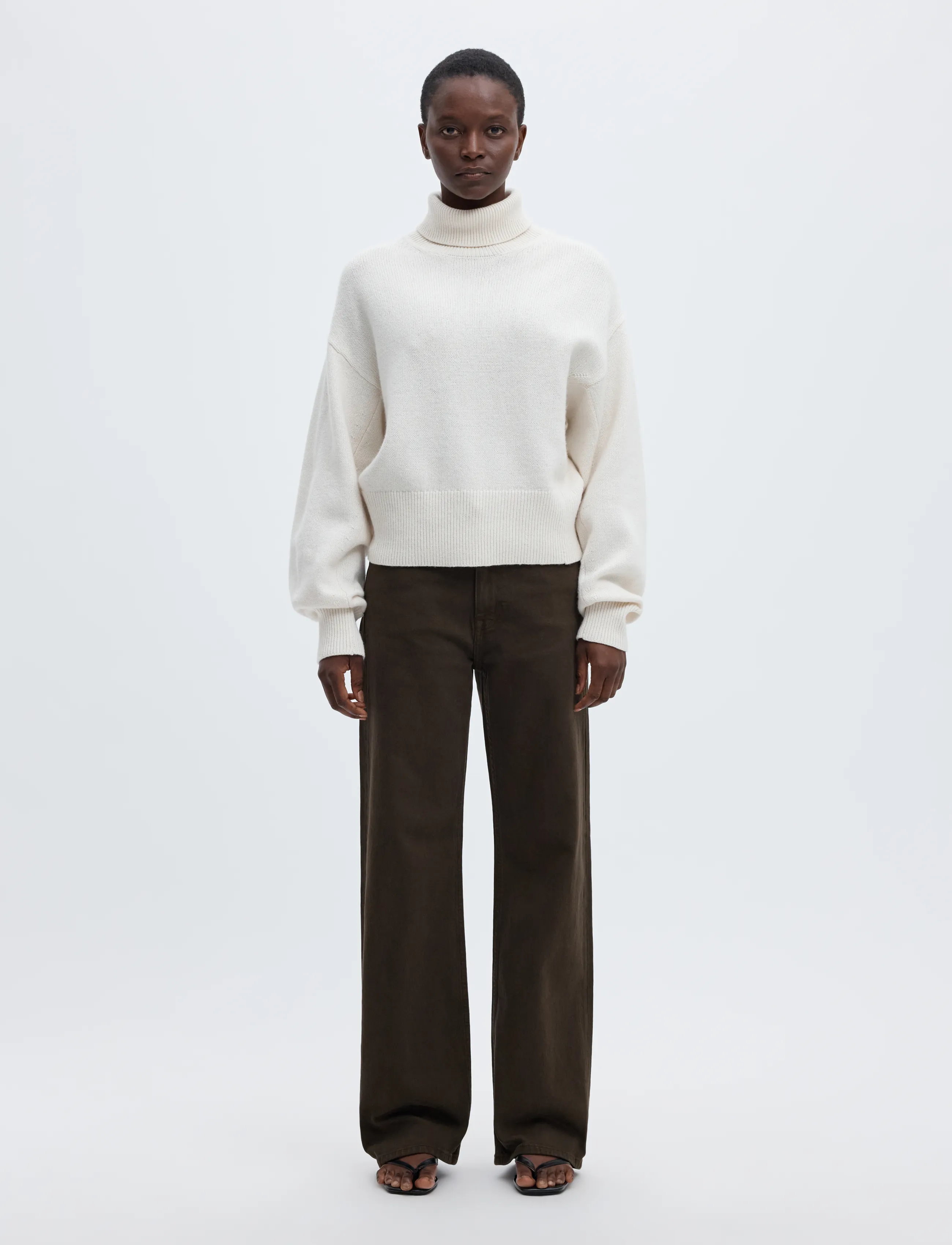 Selected - SLWWIDE BEA-KORI COLORED HW JEANS NOOS - hosen mit weitem bein - delicioso - 3