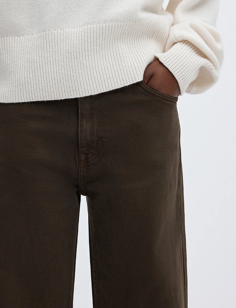 Selected - SLWWIDE BEA-KORI COLORED HW JEANS NOOS - hosen mit weitem bein - delicioso - 4