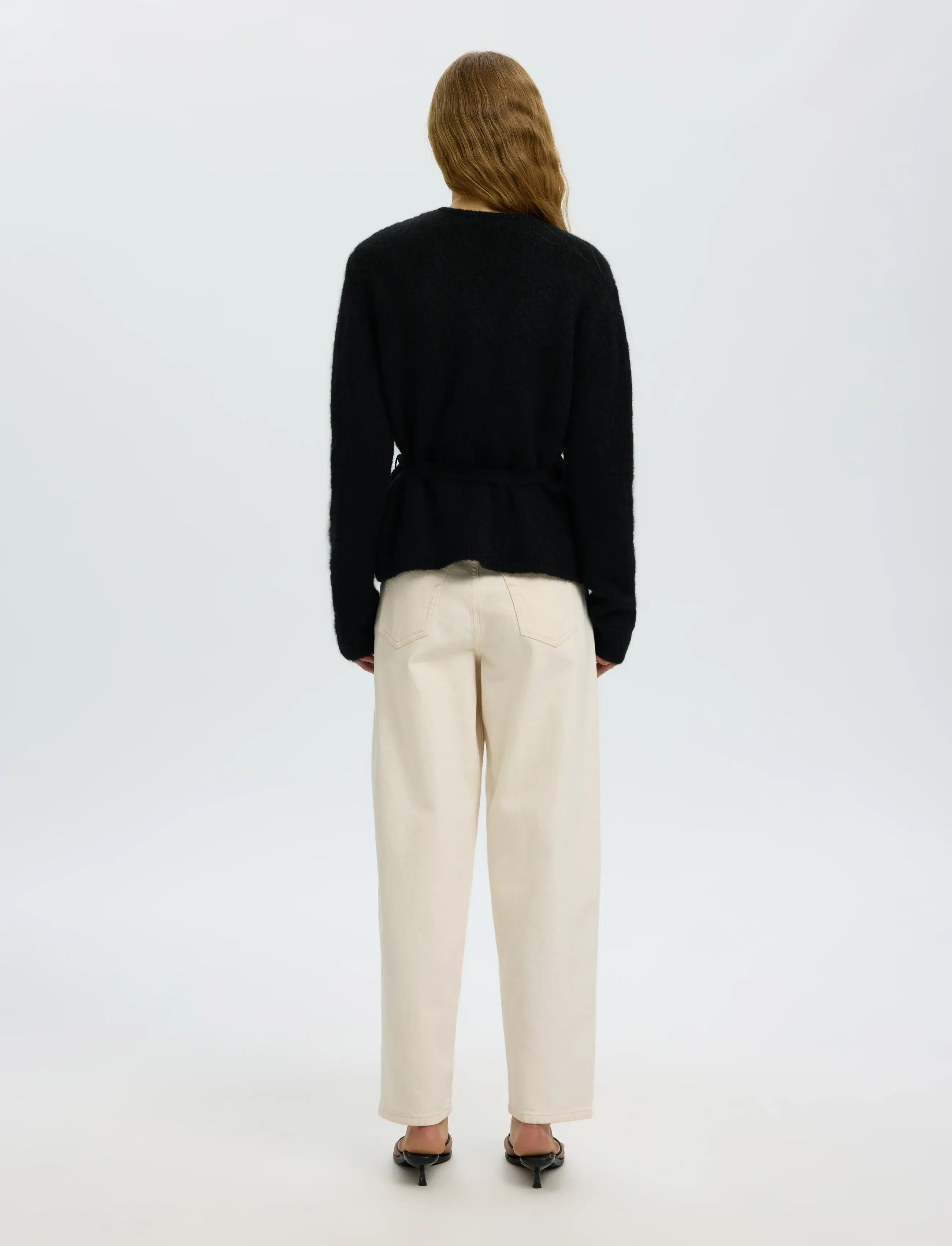 Slfgabriella Ls Knit Belt Cardigan 2