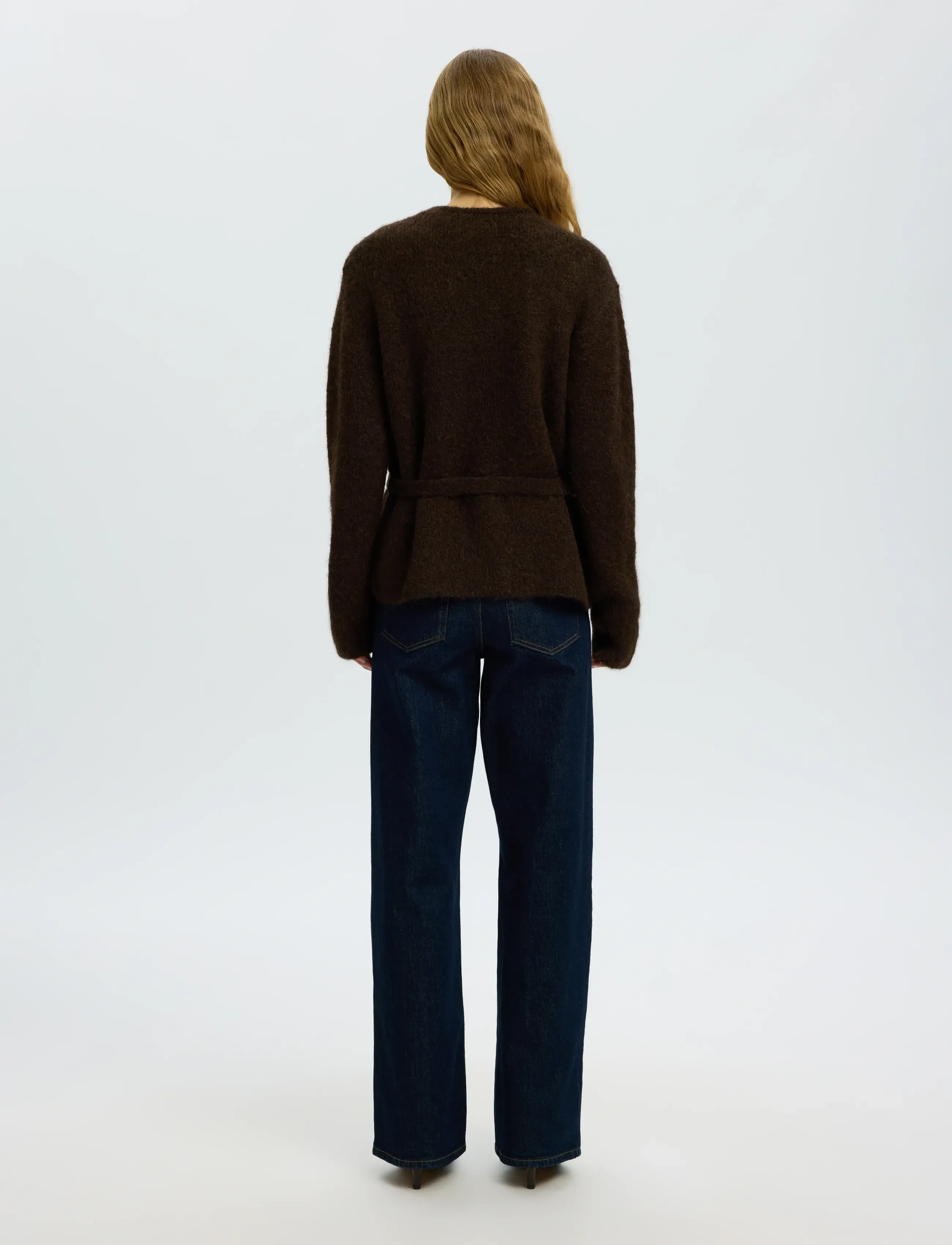 Slfgabriella Ls Knit Belt Cardigan 2