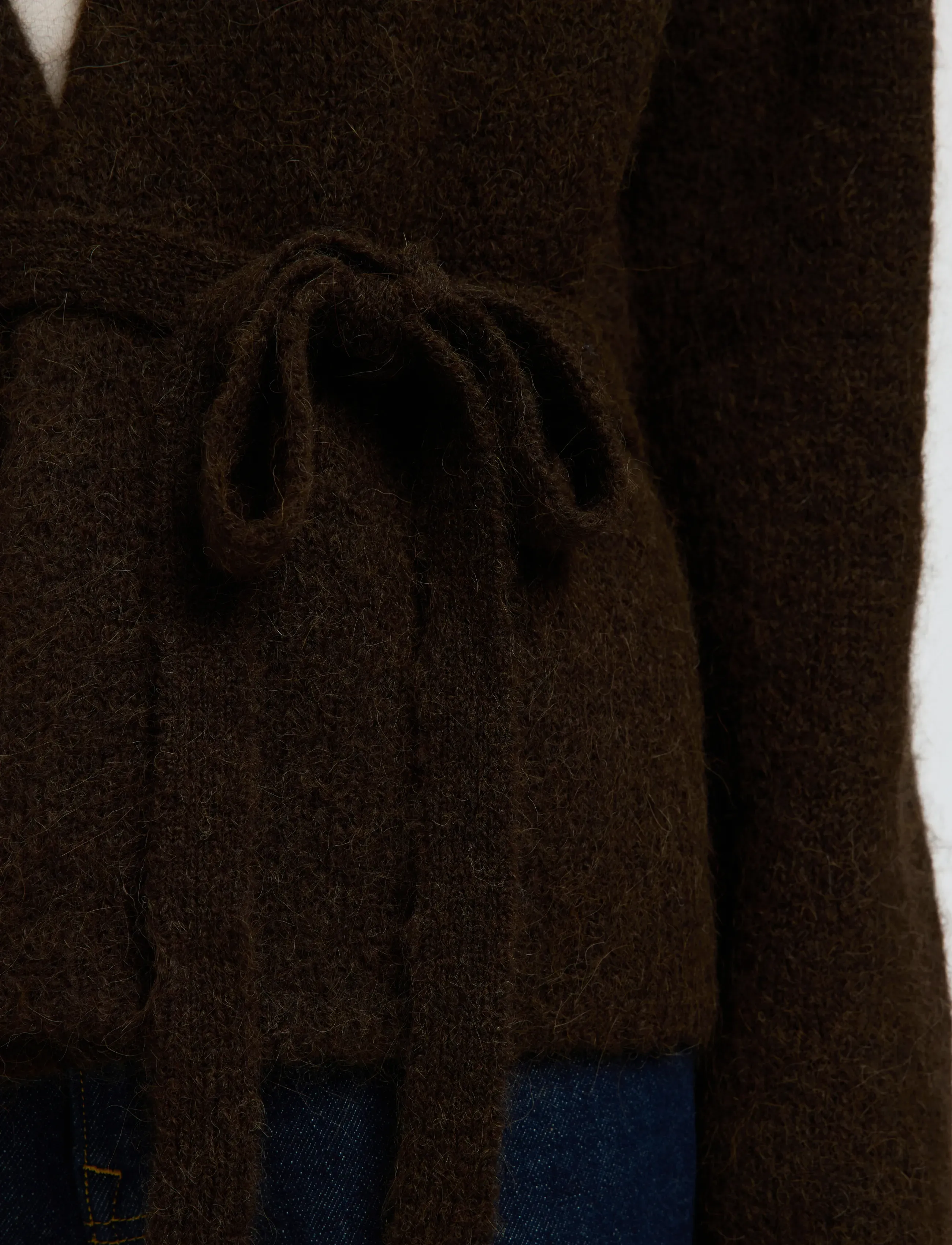 Selected - SLFGABRIELLA LS KNIT BELT CARDIGAN - gilets - delicioso - 5