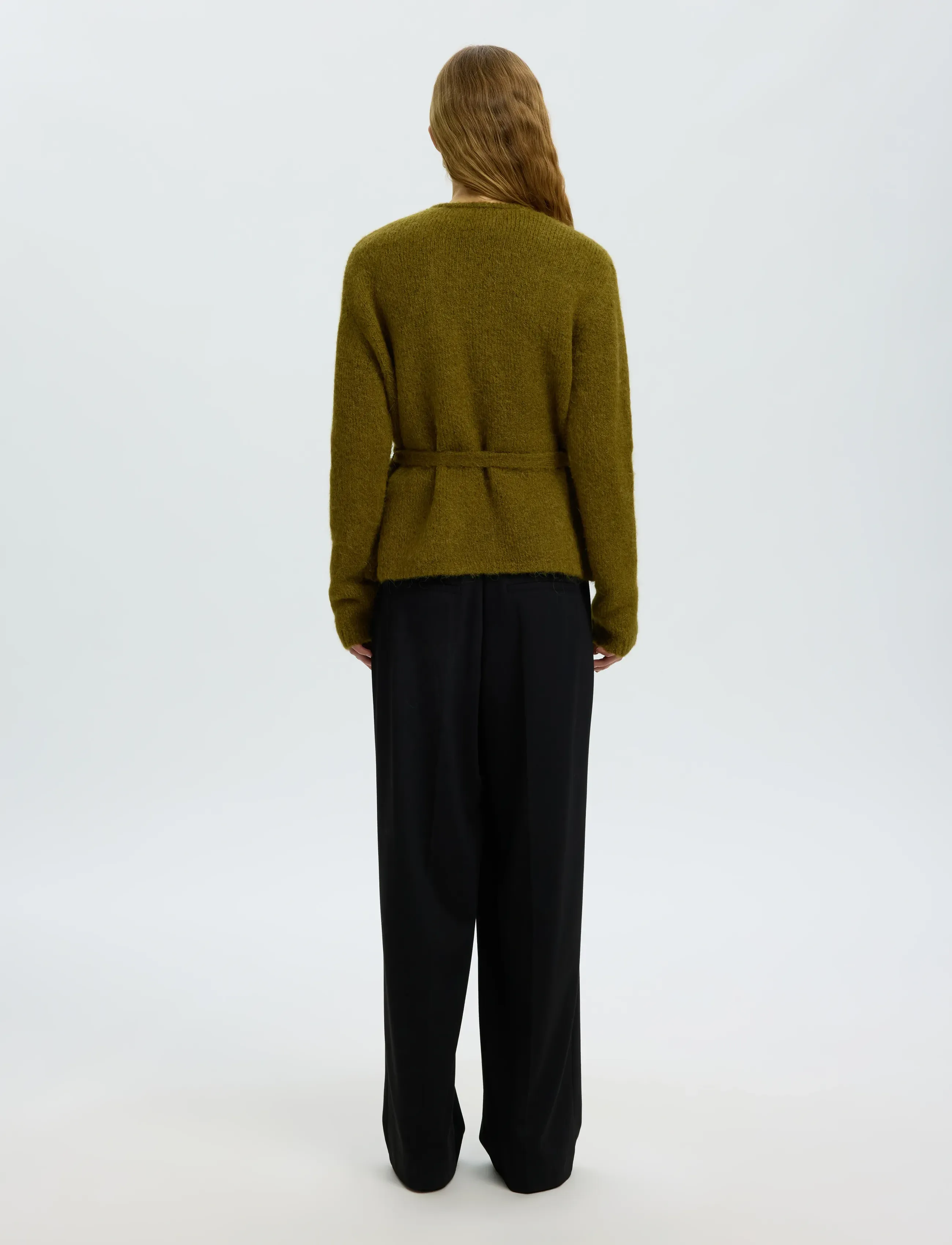 Slfgabriella Ls Knit Belt Cardigan 2