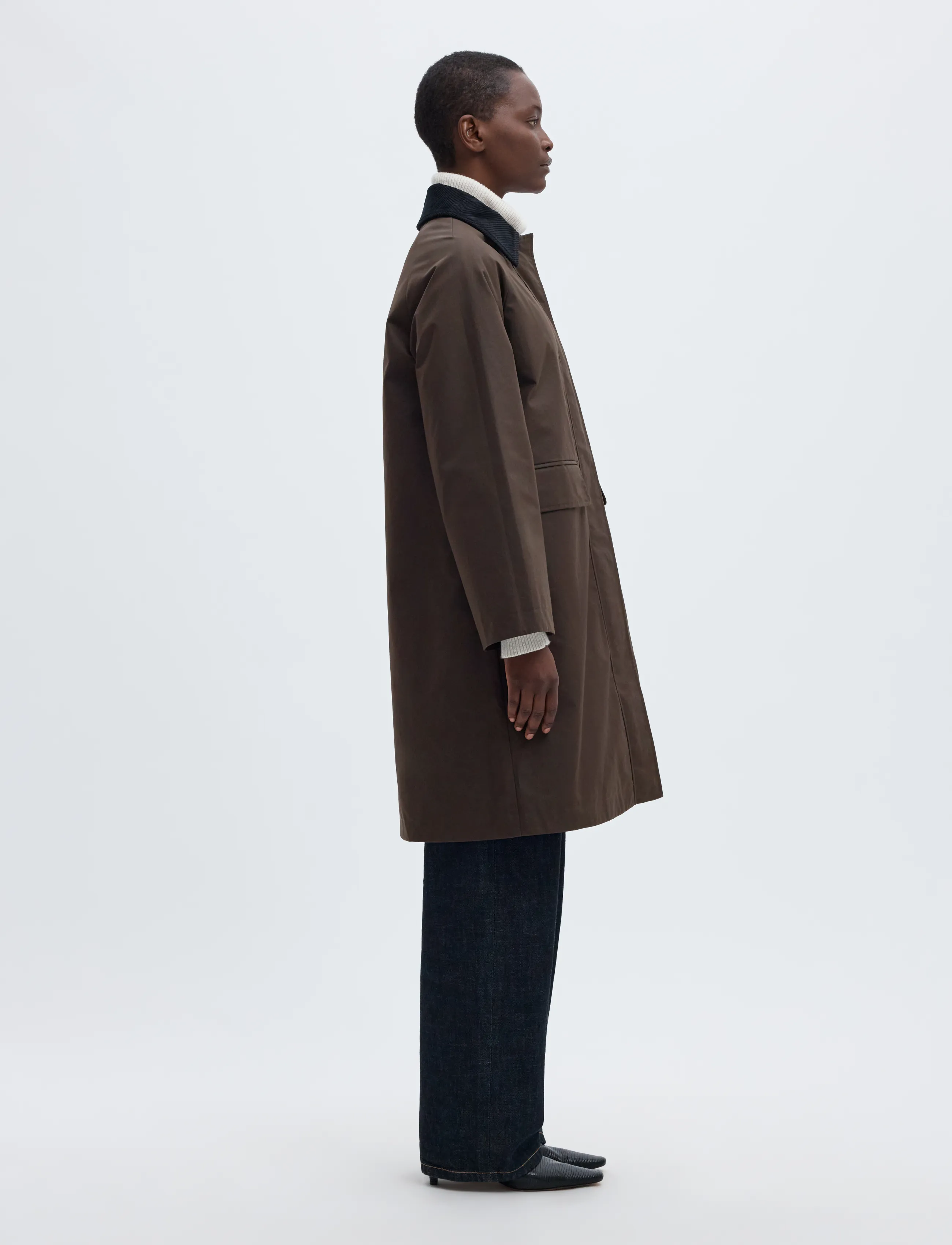 Selected - SLWWILMA WAXED COAT - rain coats - delicioso - 3