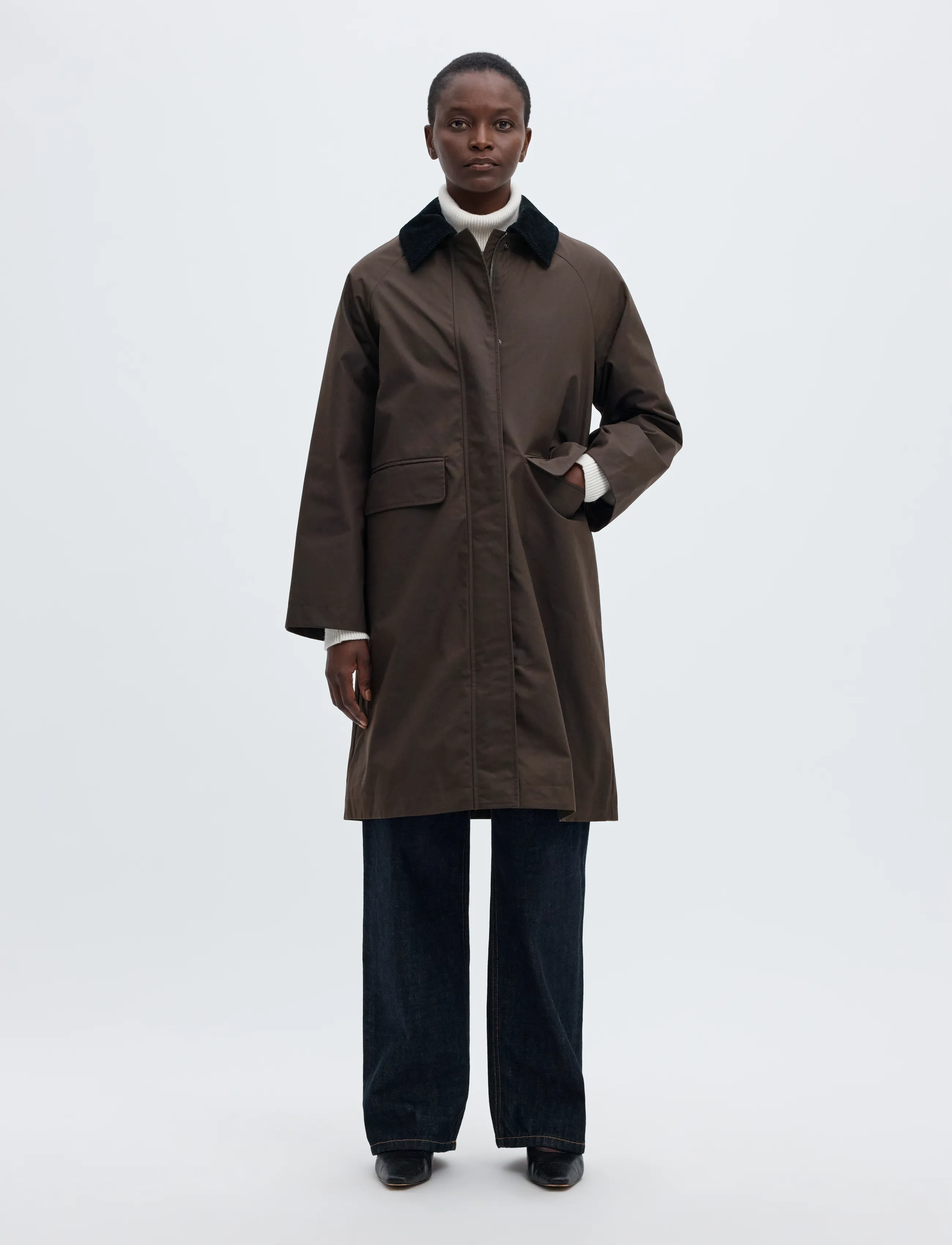 Selected - SLWWILMA WAXED COAT - rain coats - delicioso - 5