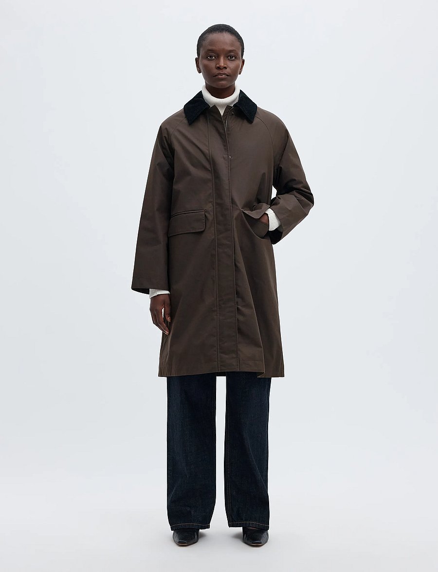 Selected - SLWWILMA WAXED COAT - rain coats - delicioso - 5