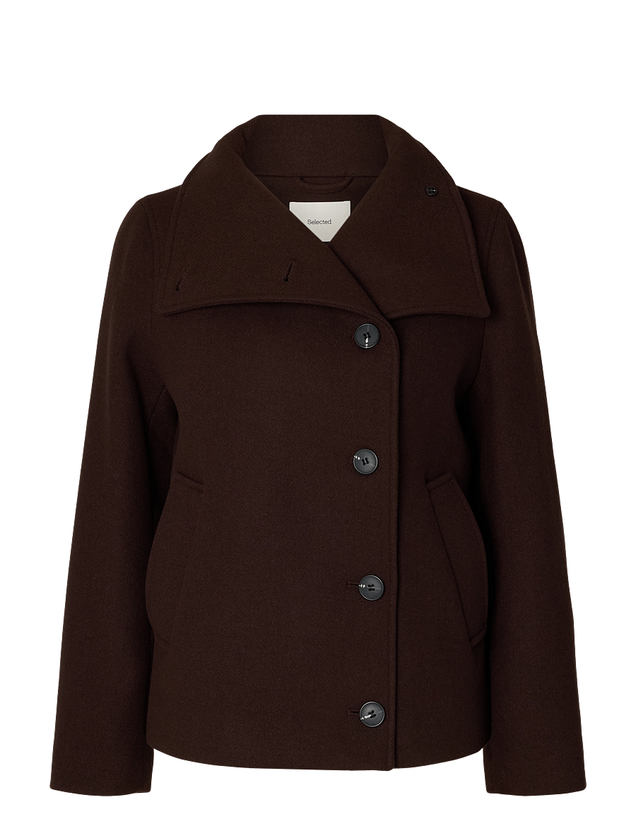 Selected - SLWZIA-ZOE WOOL BLEND JACKET - delicioso - 1