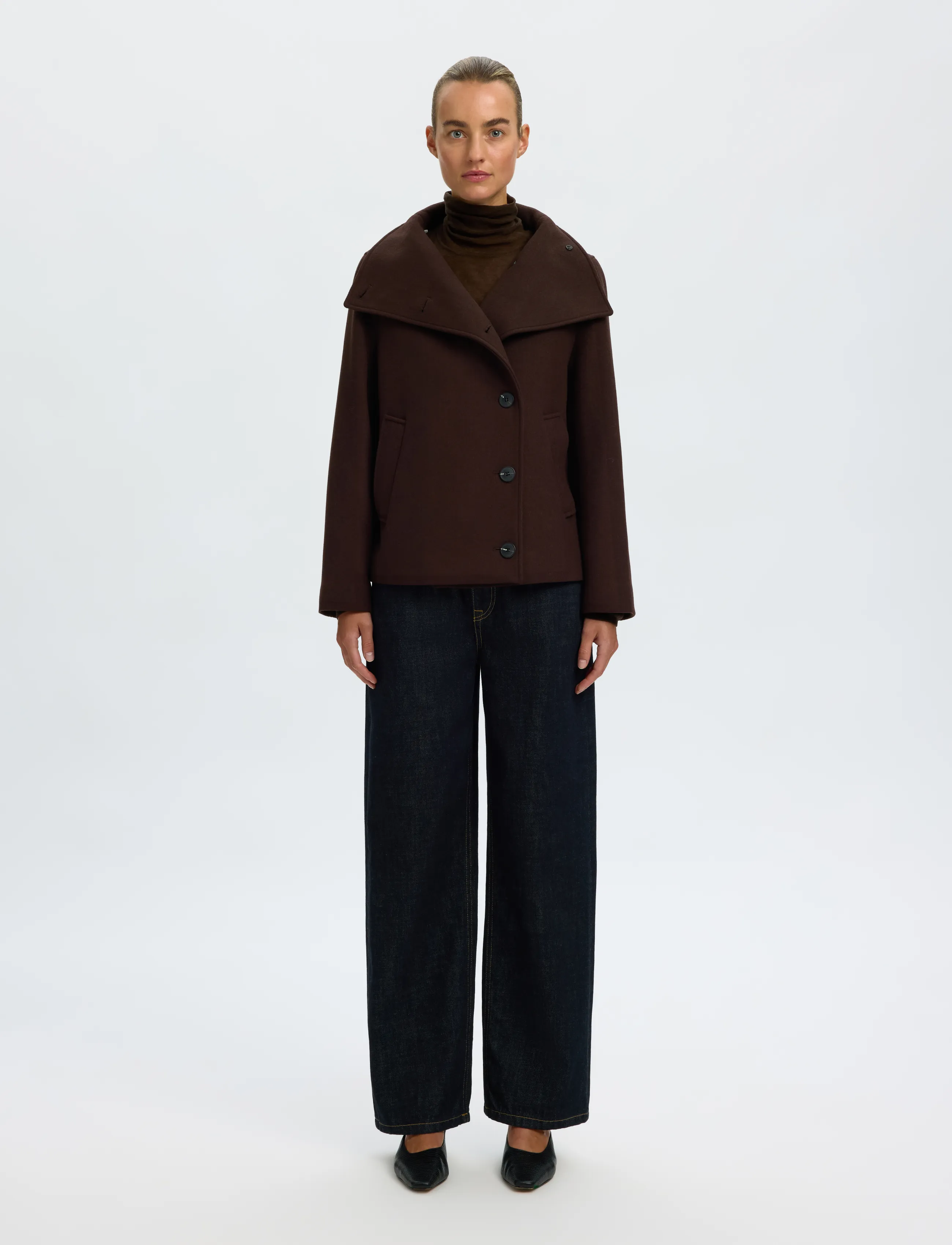 Selected - SLWZIA-ZOE WOOL BLEND JACKET - delicioso - 3
