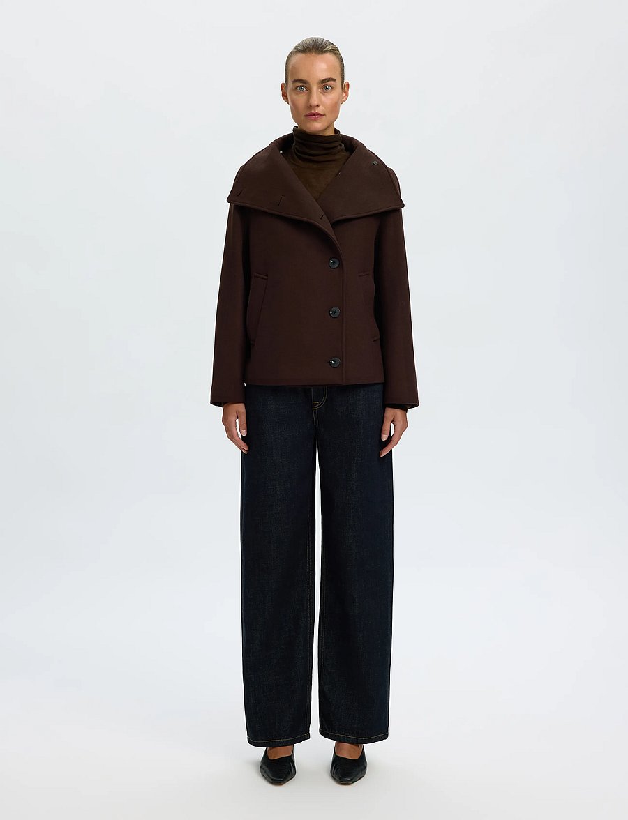 Selected - SLWZIA-ZOE WOOL BLEND JACKET - delicioso - 3