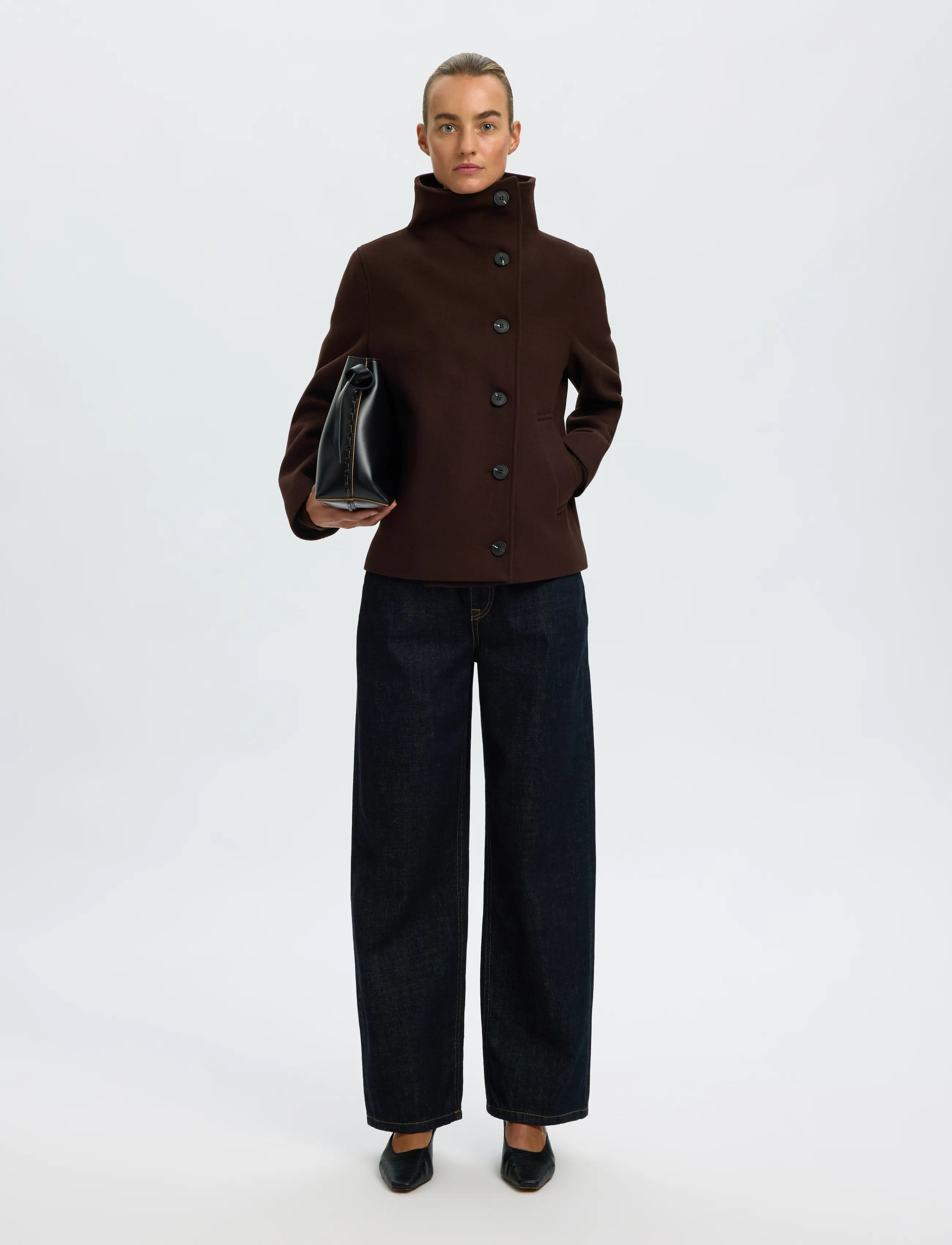 Selected - SLWZIA-ZOE WOOL BLEND JACKET - delicioso - 5
