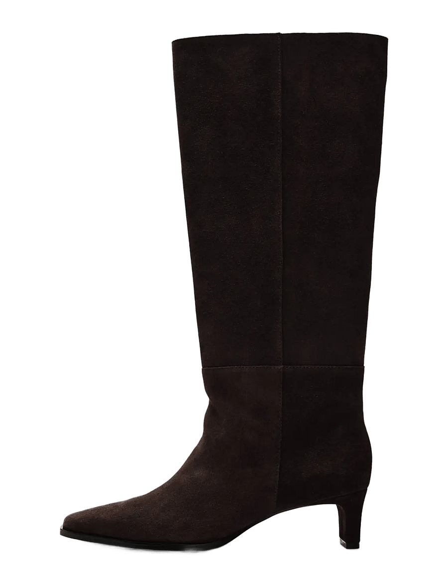 Selected - SLWOLIVIA SUEDE HIGH SHAFTED BOOT - põlveni saapad - delicioso - 0