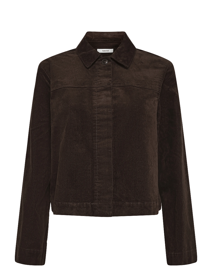 Selected - SLWRUNA BOXY CORDUROY JACKET - leichte jacken - delicioso - 1