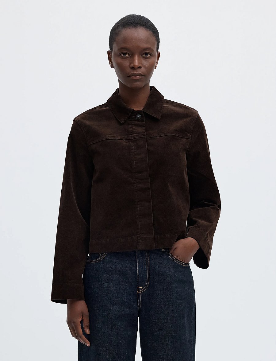 Selected - SLWRUNA BOXY CORDUROY JACKET - leichte jacken - delicioso - 0