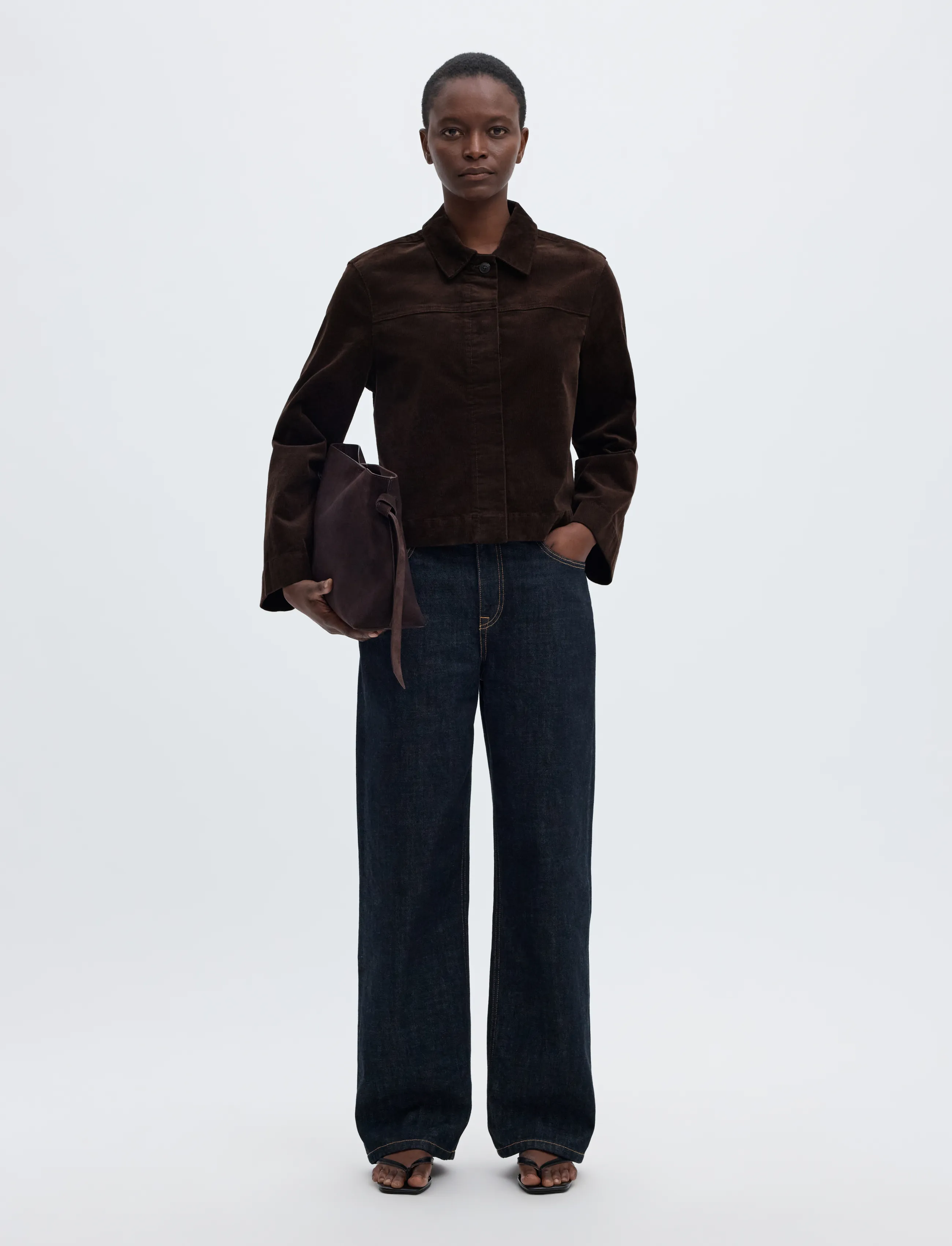 Selected - SLWRUNA BOXY CORDUROY JACKET - leichte jacken - delicioso - 5