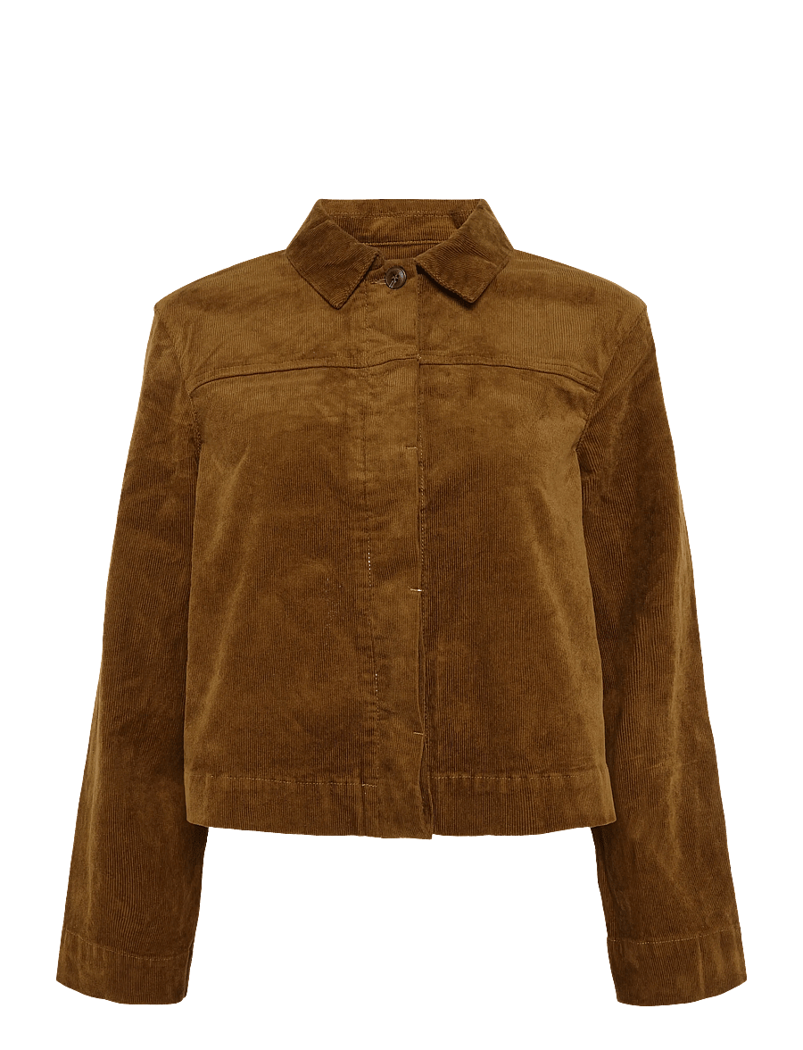 Selected - SLWRUNA BOXY CORDUROY JACKET - leichte jacken - monks robe - 1