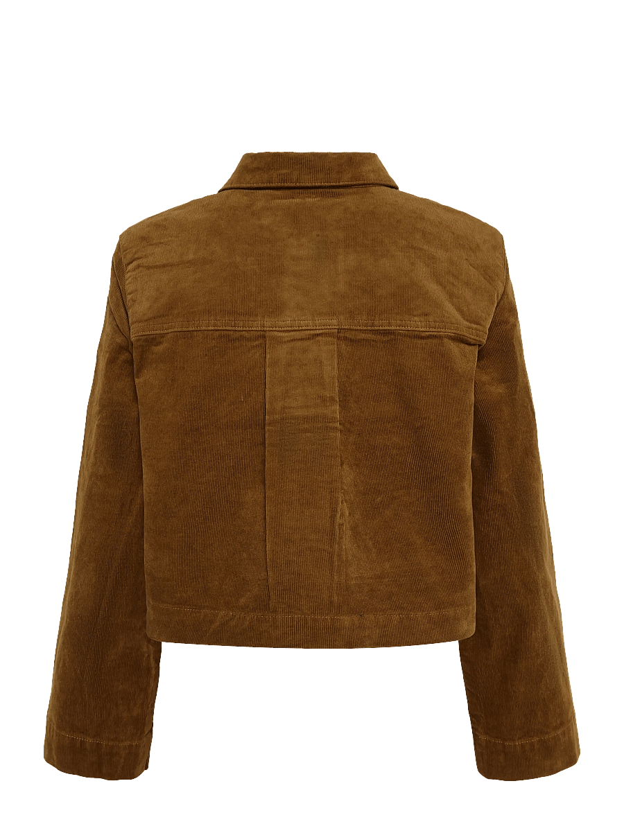 Selected - SLWRUNA BOXY CORDUROY JACKET - leichte jacken - monks robe - 2