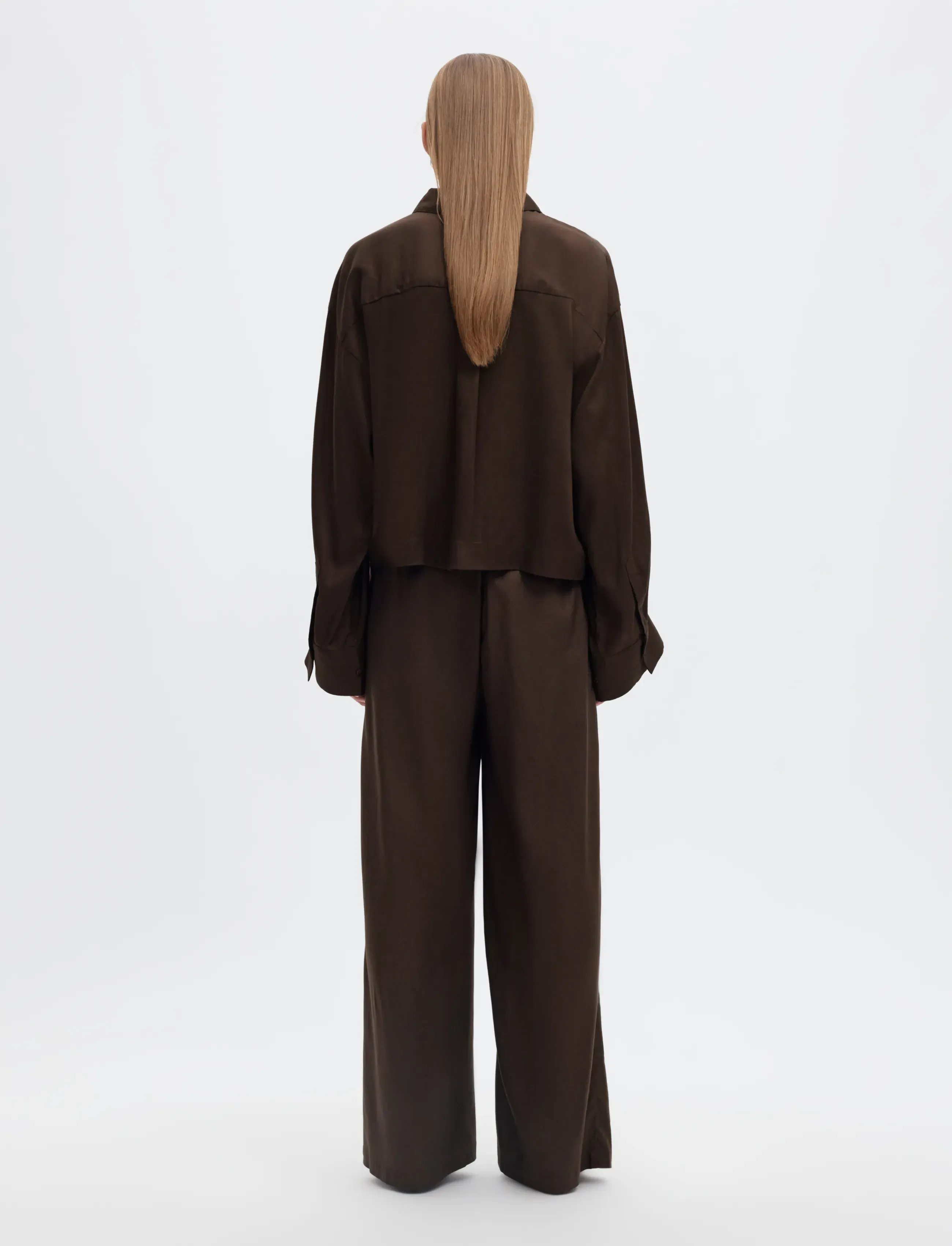 Selected - SLWCAIN HW ELASTICATED WIDE PANT - delicioso - 2
