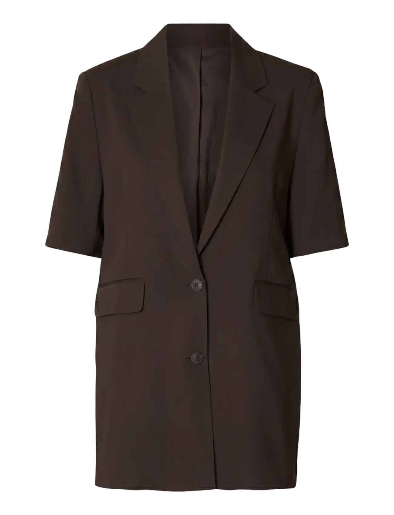 Selected SLWRITA SS RELAXED BLAZER MEL - Kleidung - DELICIOSO / brown