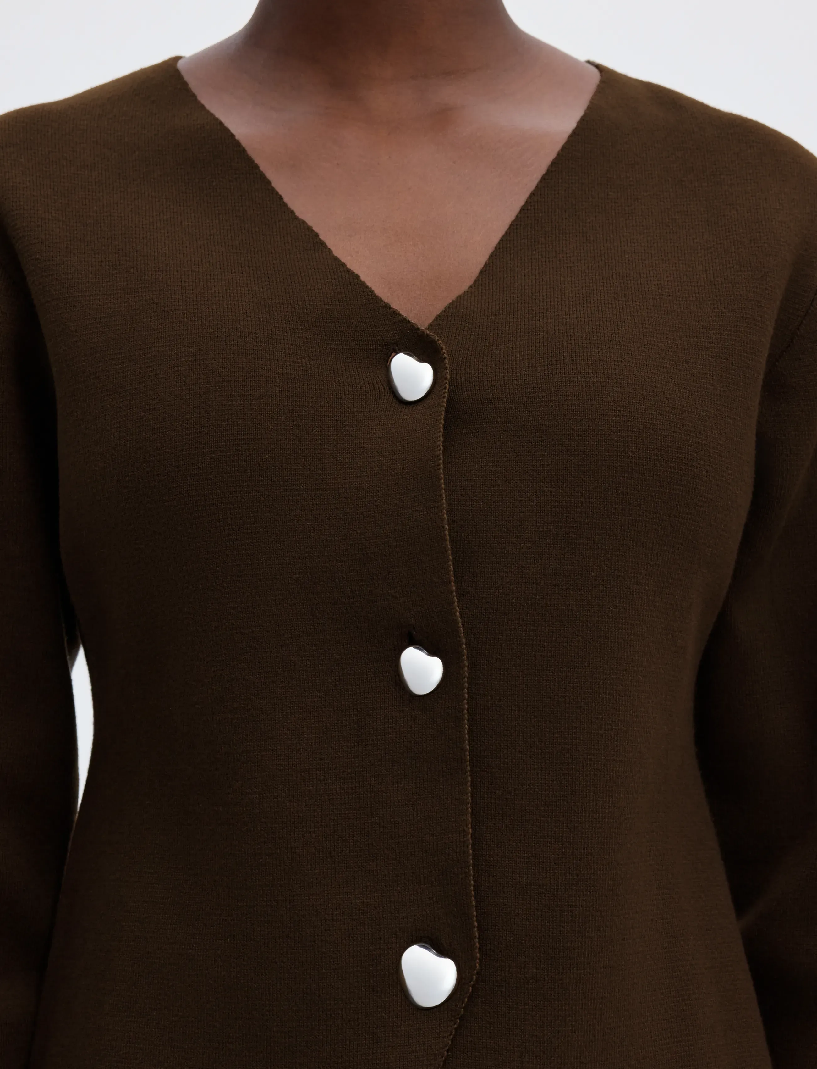 Selected - SLWMIKA LS KNIT V-NECK CARDIGAN - cardigans - delicioso - 4