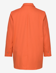 Selected Femme - SLFMYNELLA RELAXED BLAZER CURVE - dobbeltradede blazere - orangeade - 1