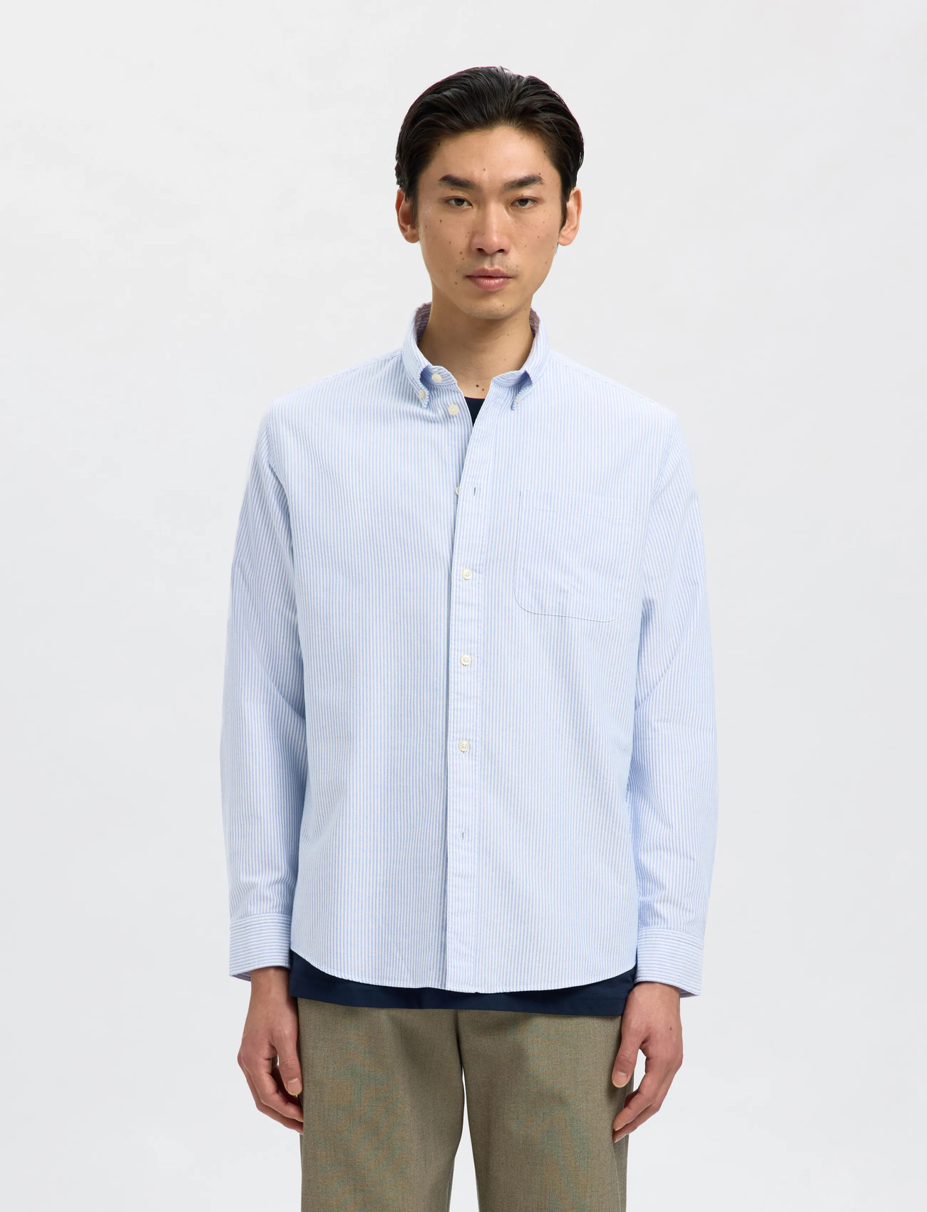 Selected Slmregcole Rick-Ox Shirt Ls Noos - - S 2
