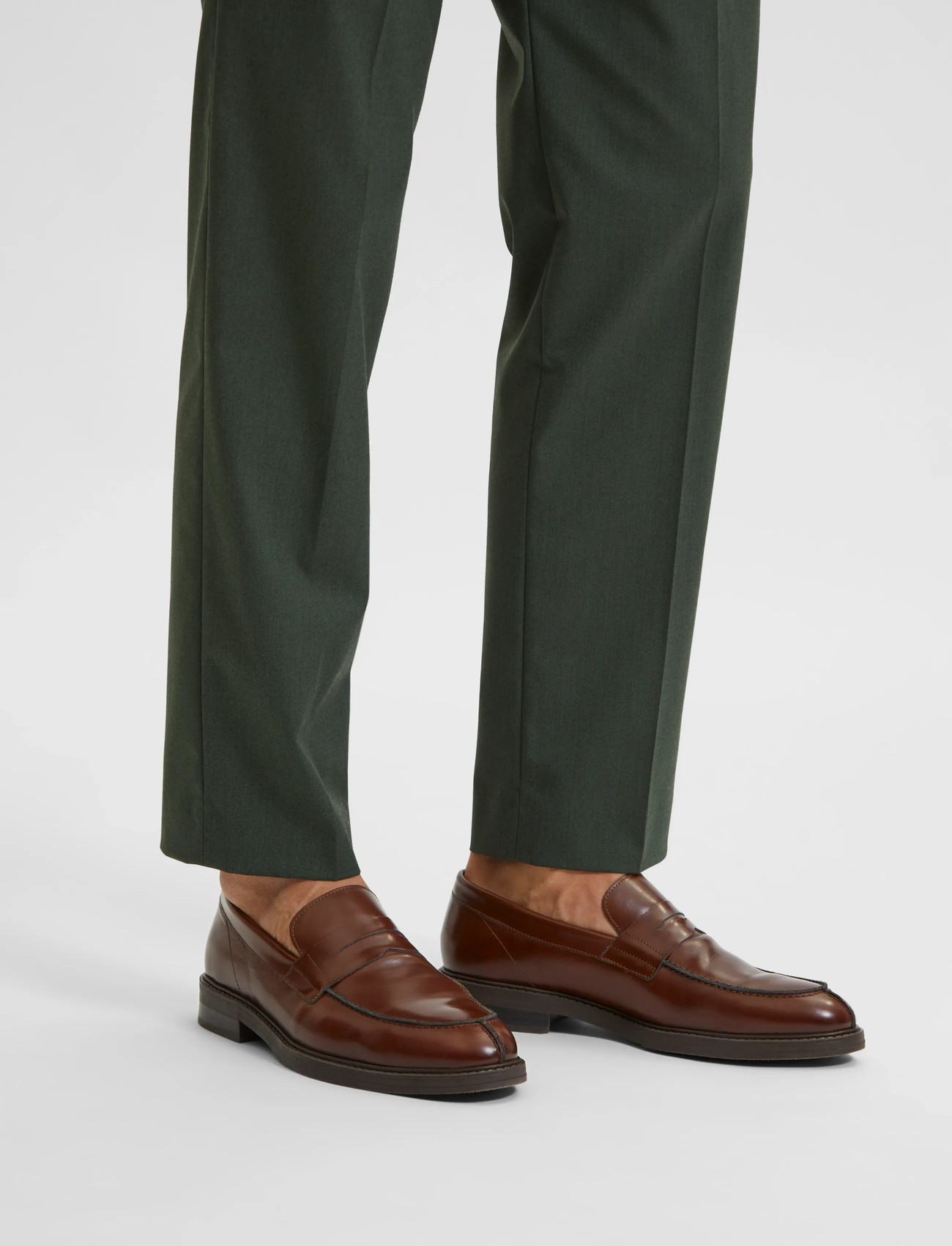 Selected Slmblake Leather Penny Loafer - - 44 1