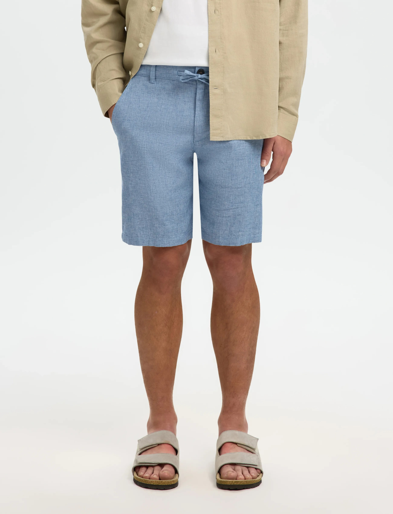 Selected Slmregular-Brody Linen Bld Shorts Noos - - S 2