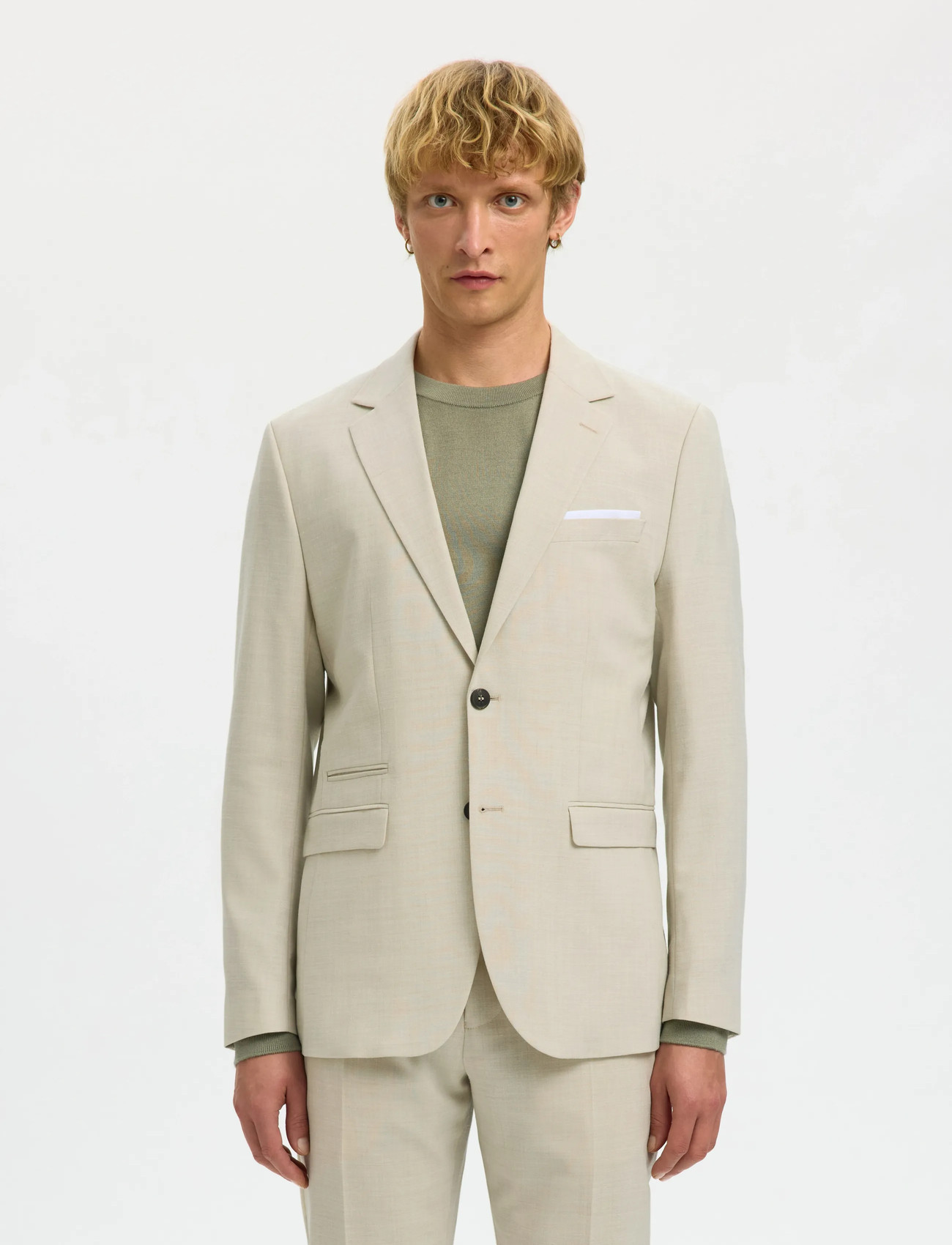 Selected Slmslim-Oasis Linen Blz Noos - - 44 2
