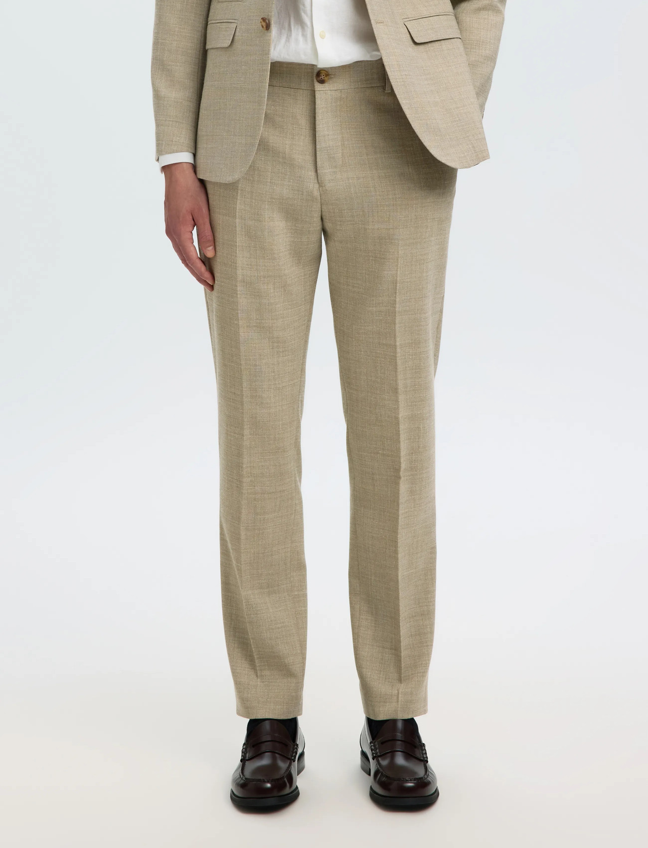 Selected Slmslim-Oasis Linen Trs Noos - - 44 1