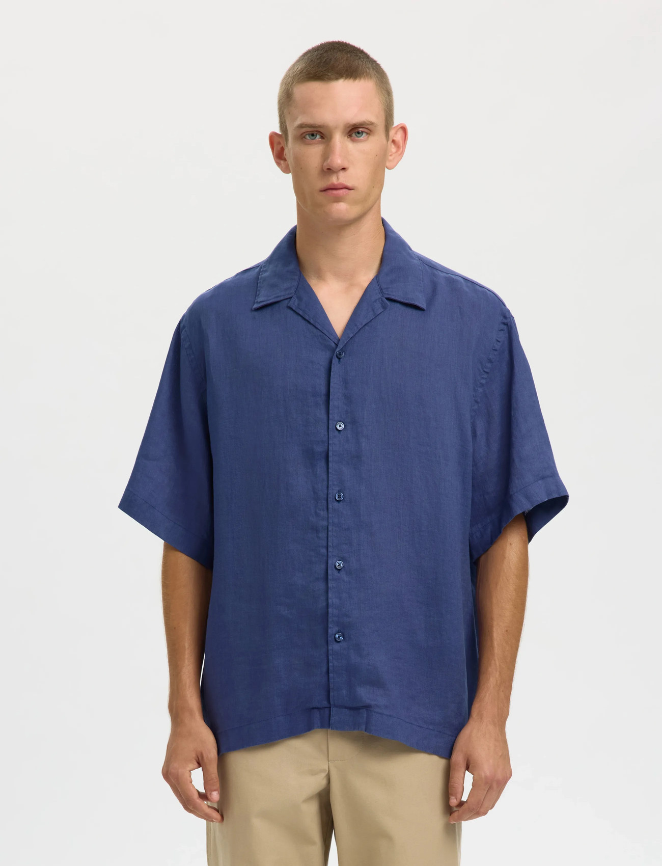 Selected Slhrlxkylian Linen Ss Shirt Resort - - S 2