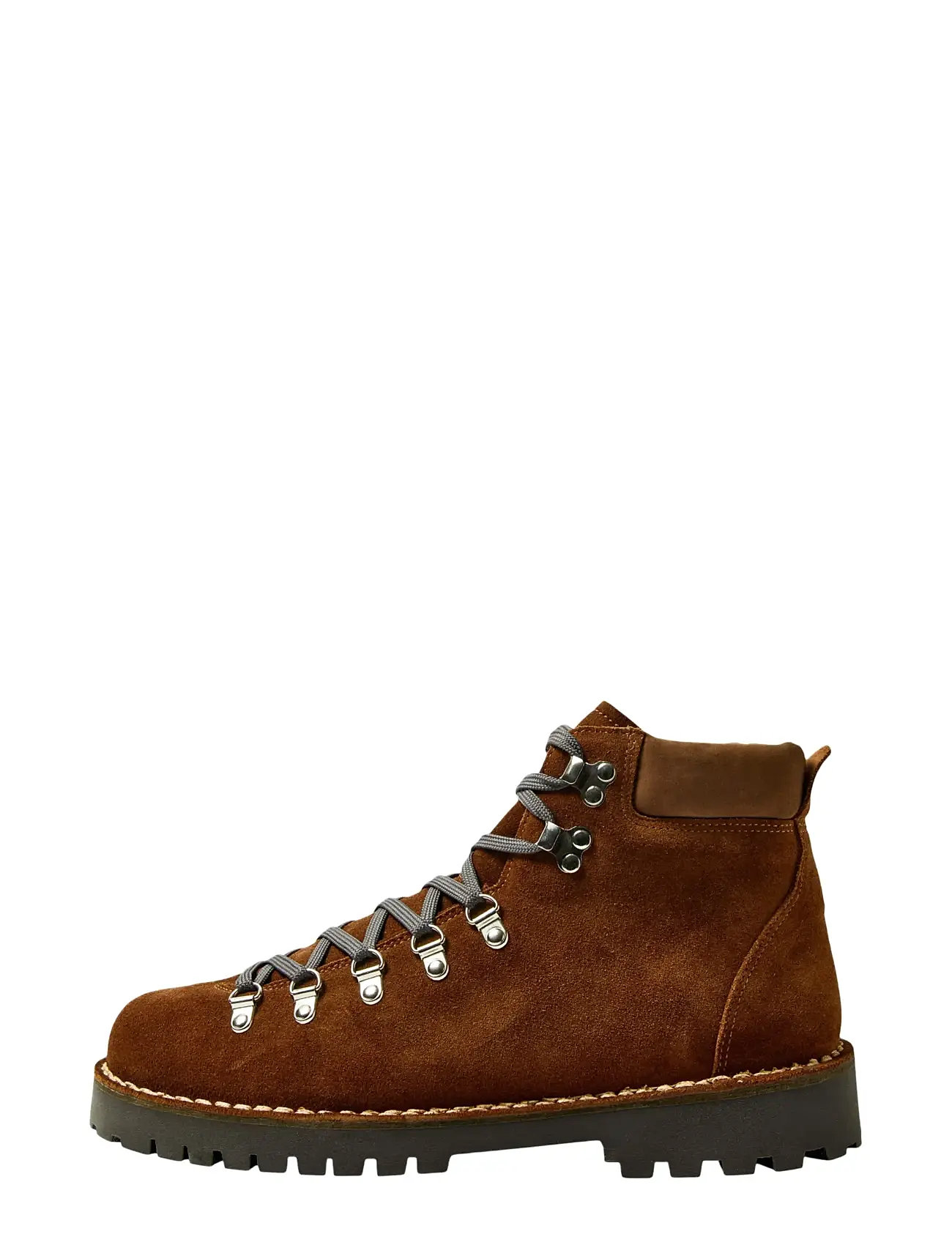 Selected Slhalfred Suede Hiking Boot - Brown - 40 1