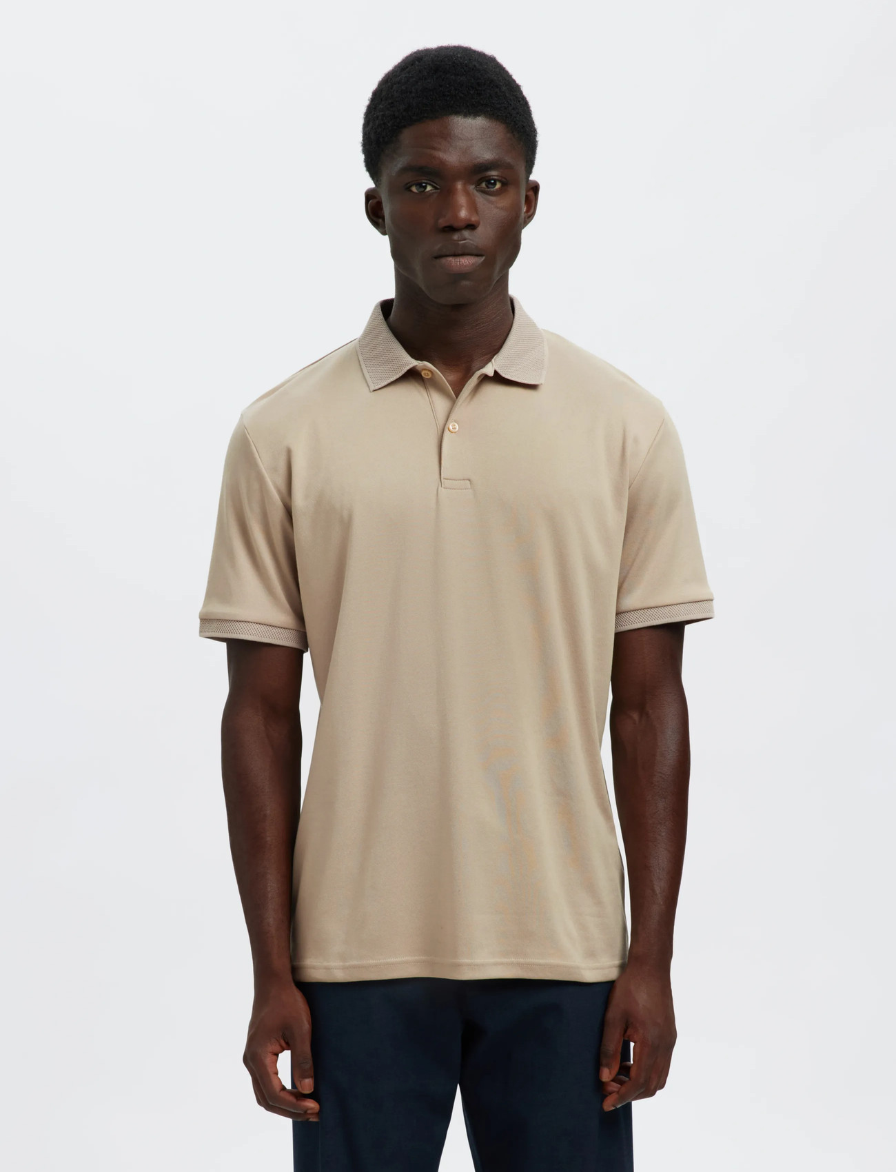 Selected Slhfave Button Ss Polo Noos - Green - S 2