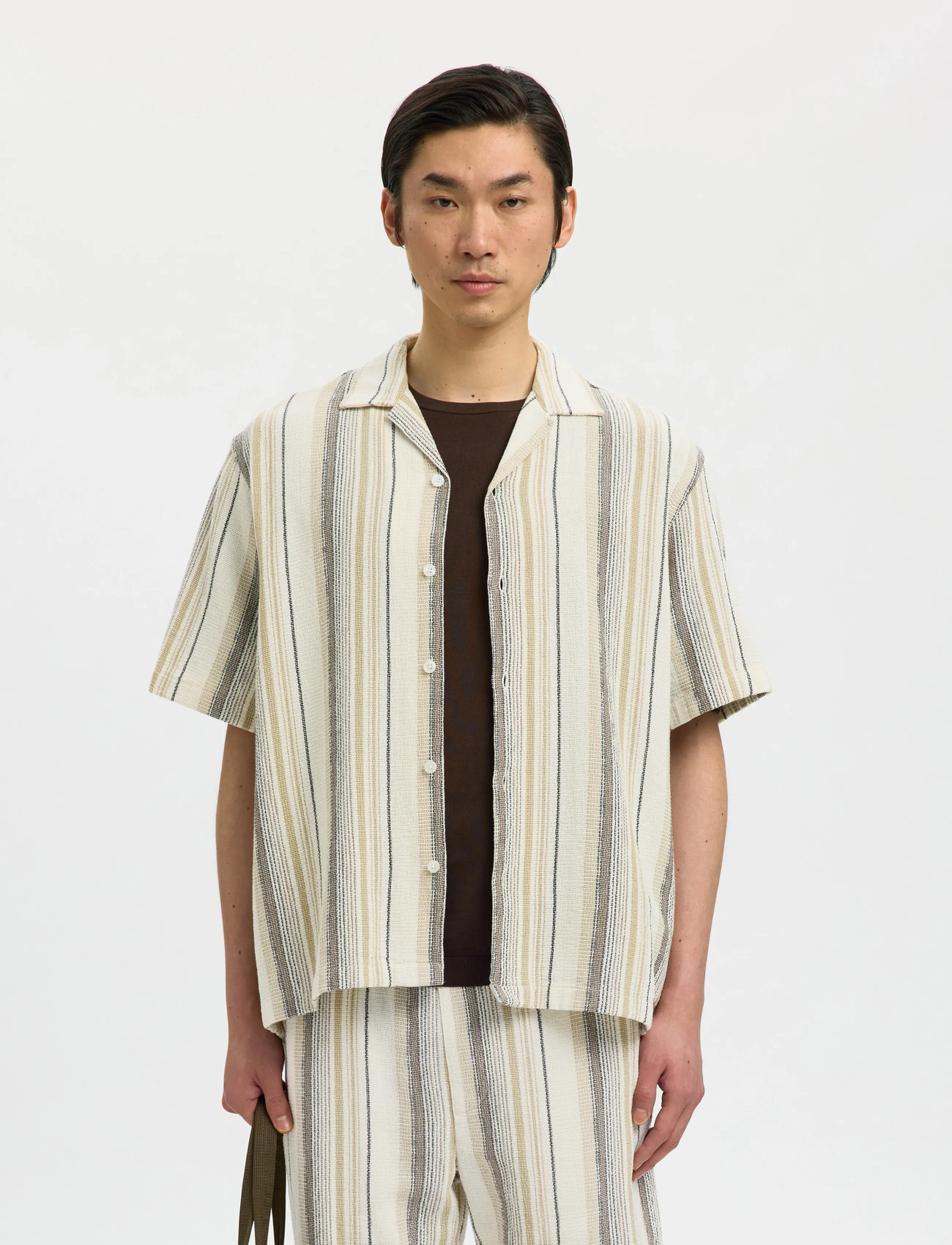 Selected Slhrlxcal Ss Shirt Resort - - S 2