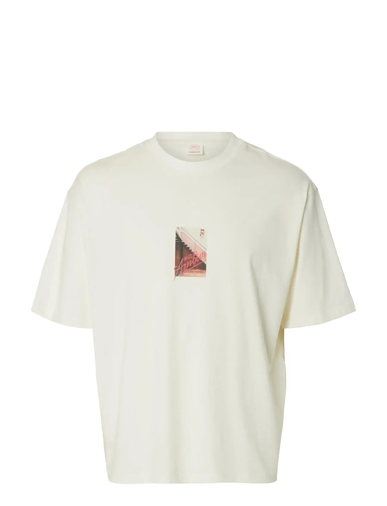 Selected | Slhrelaxaspen Ss O-Neck Tee Hotel Amour | XXL