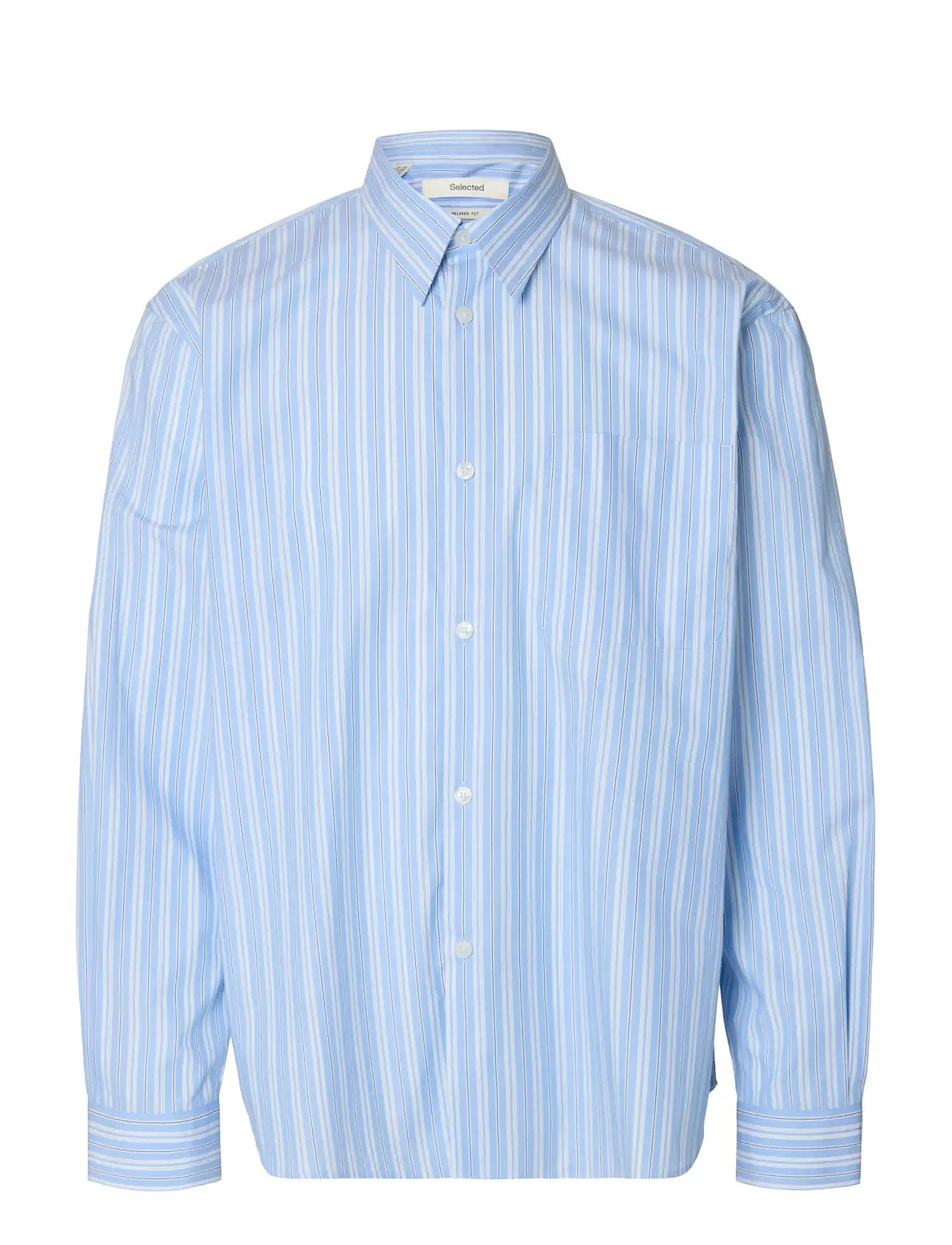Selected | Slhrlxholger Stripe Ls Shirt | XXL