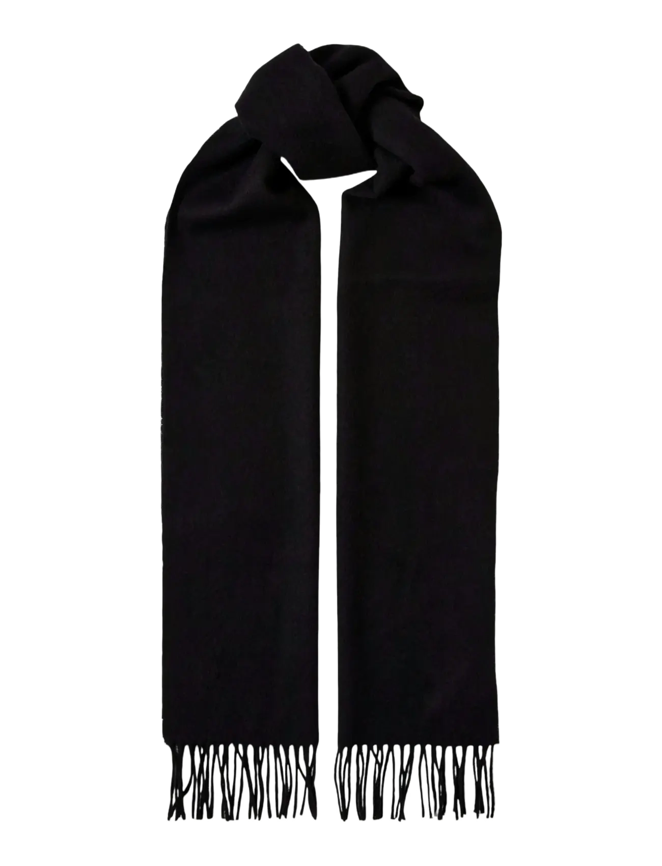 SELECTED Slmtope Wolle Schal Schwarz - One Size - Herren