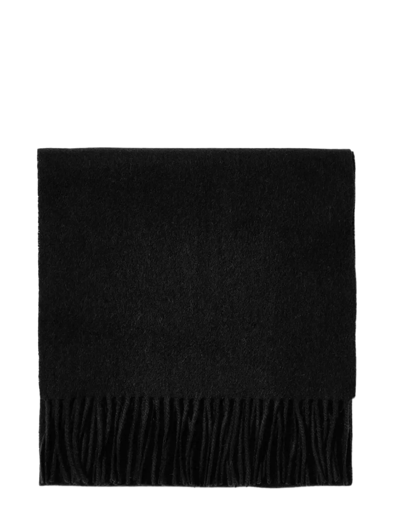 Selected - SLMTOPE WOOL SCARF - winter scarves - black - 4