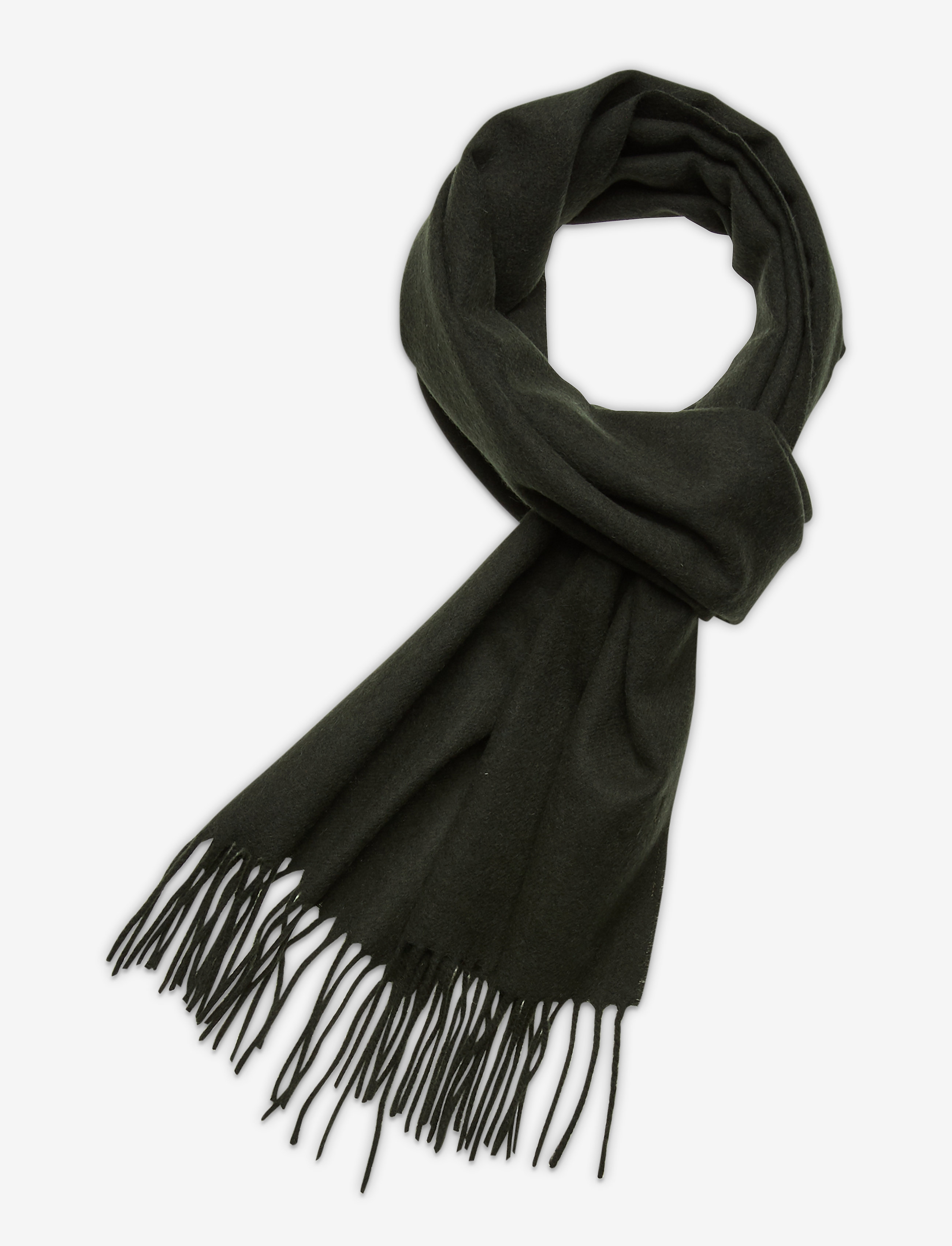 Selected SLMTOPE WOOL SCARF - Accessories - FOREST NIGHT / green
