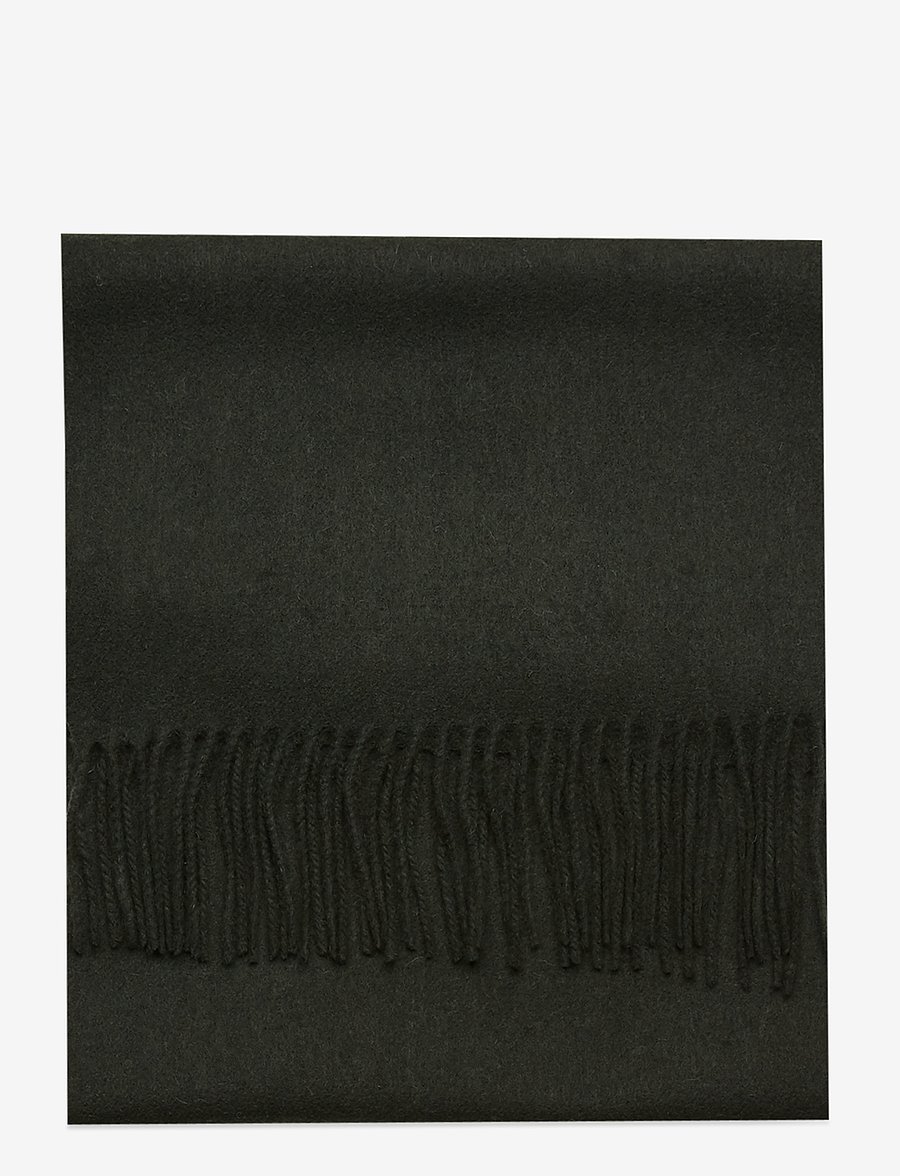 Selected - SLMTOPE WOOL SCARF - halstørklæder - forest night - 2