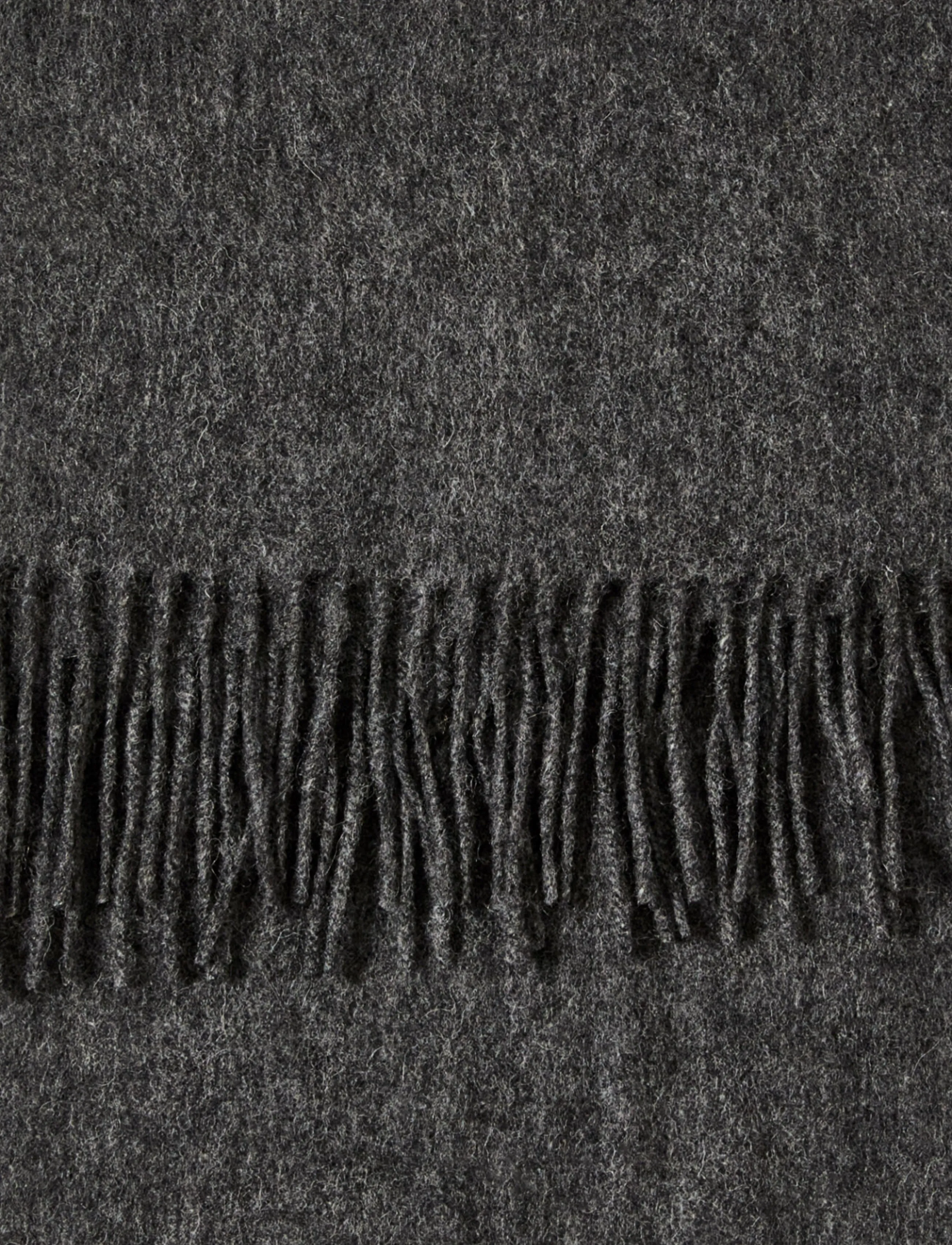 Selected - SLMTOPE WOOL SCARF - halstørklæder - medium grey melange - 2