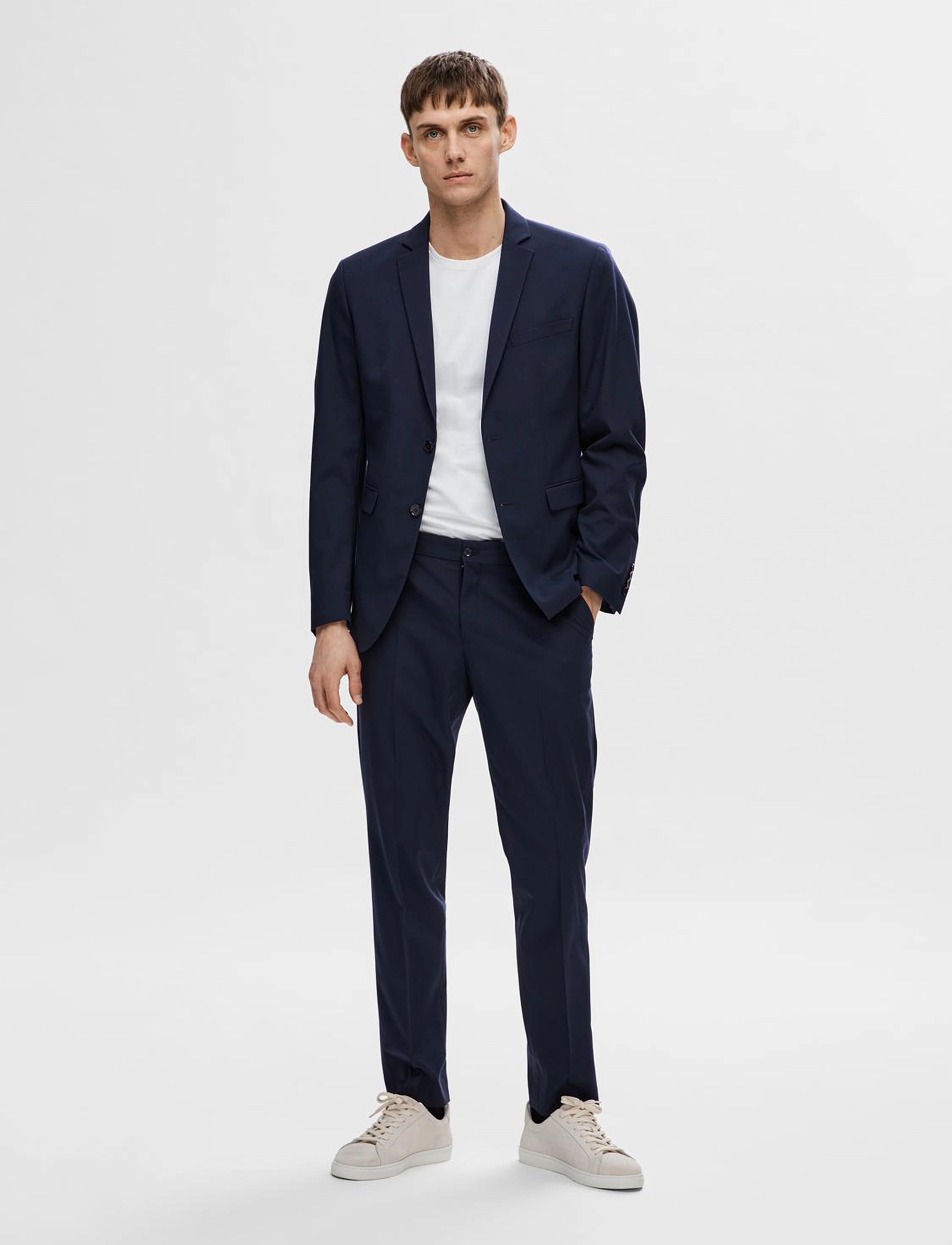 Selected - SLHSLIM-MYLOLOGAN NAVY BLAZER B NOOS - navy blazer - 4