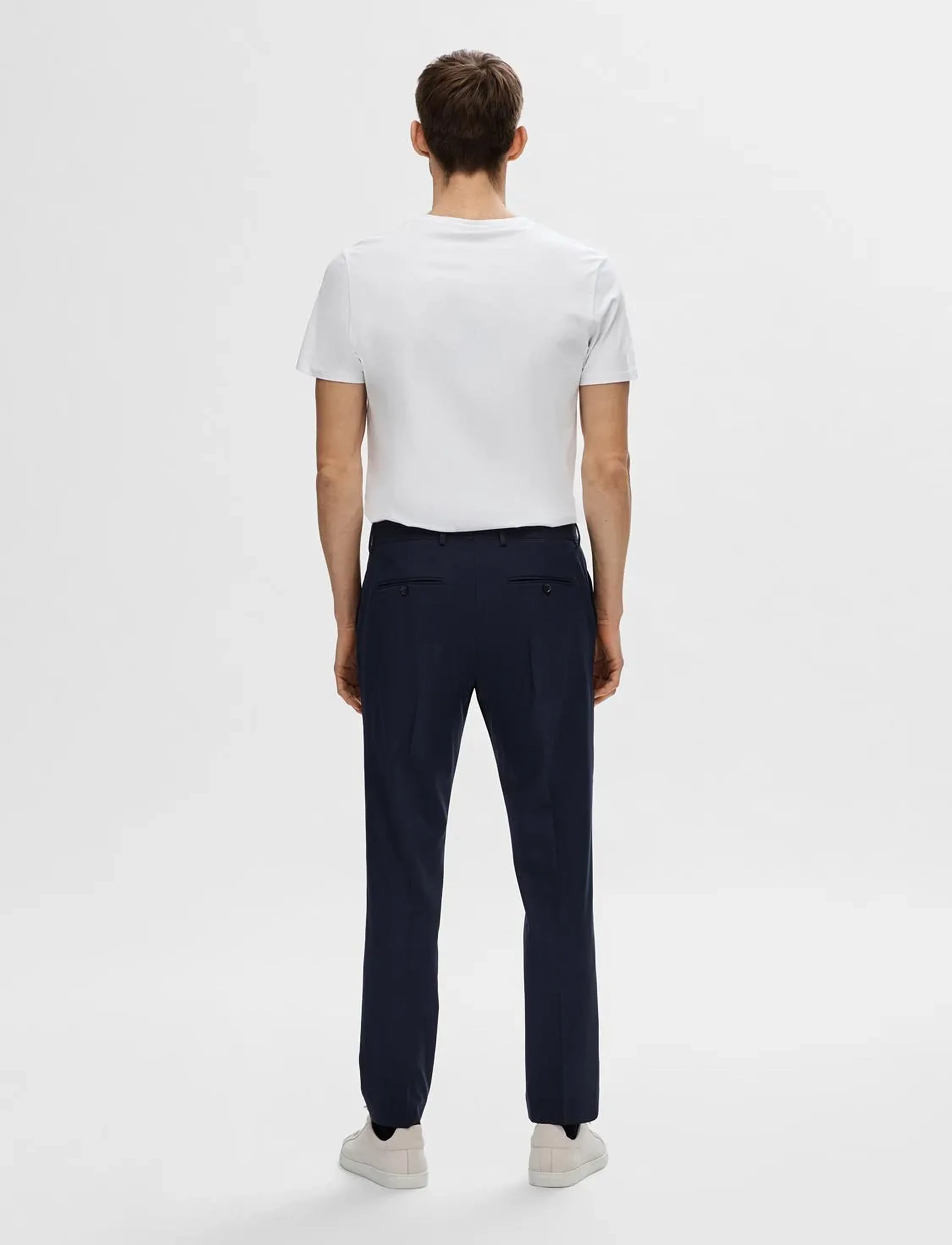 Selected - SLHSLIM-MYLOLOGAN NAVY TROUSER B NOOS - navy blazer - 3