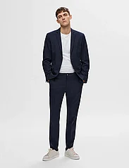 Selected Homme - SLHSLIM-MYLOLOGAN NAVY TROUSER B NOOS - formal trousers - navy blazer - 3