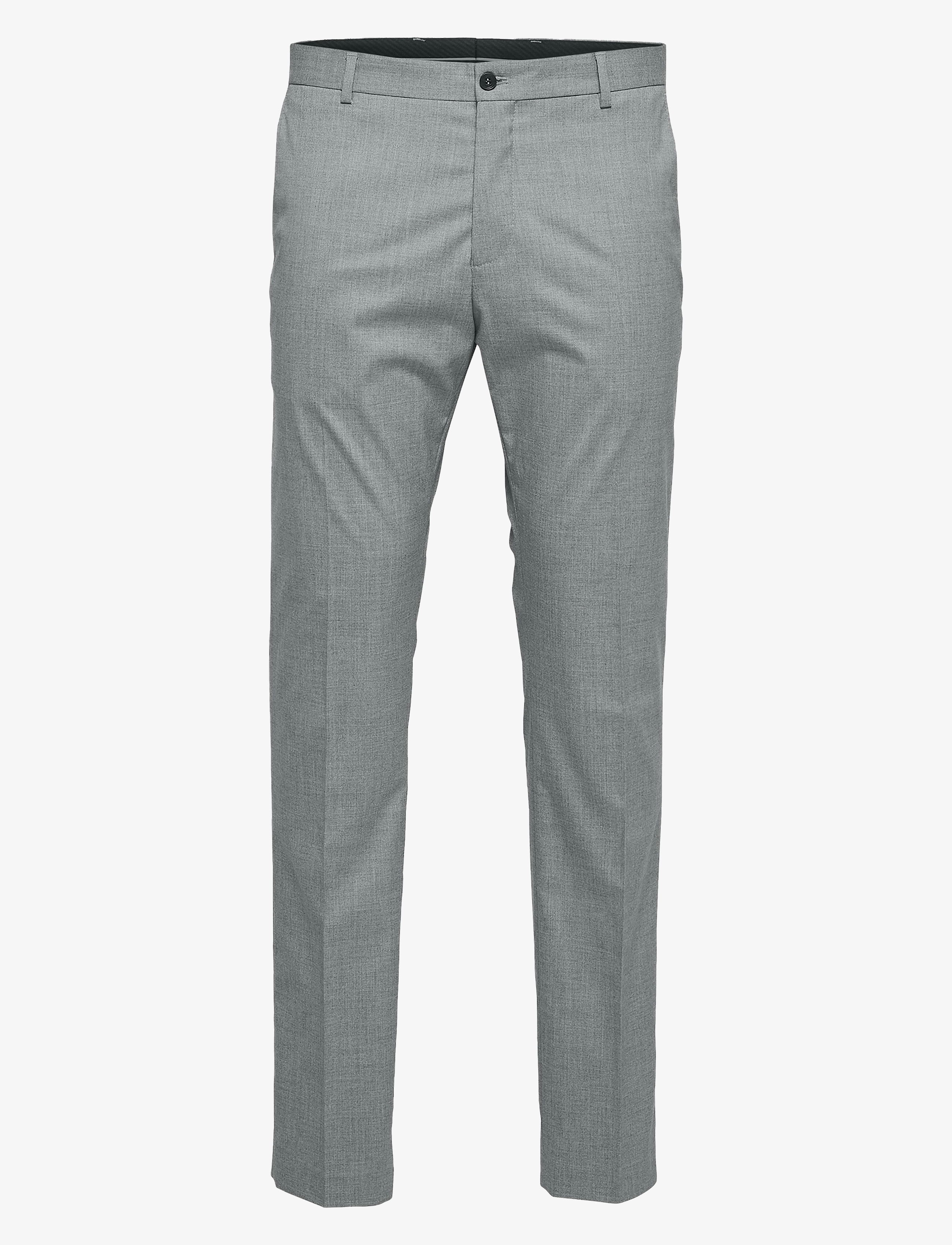 Selected - SLHSLIM-MYLOLOGAN LIGHT GREY TRS B NOOS - light grey melange - 1