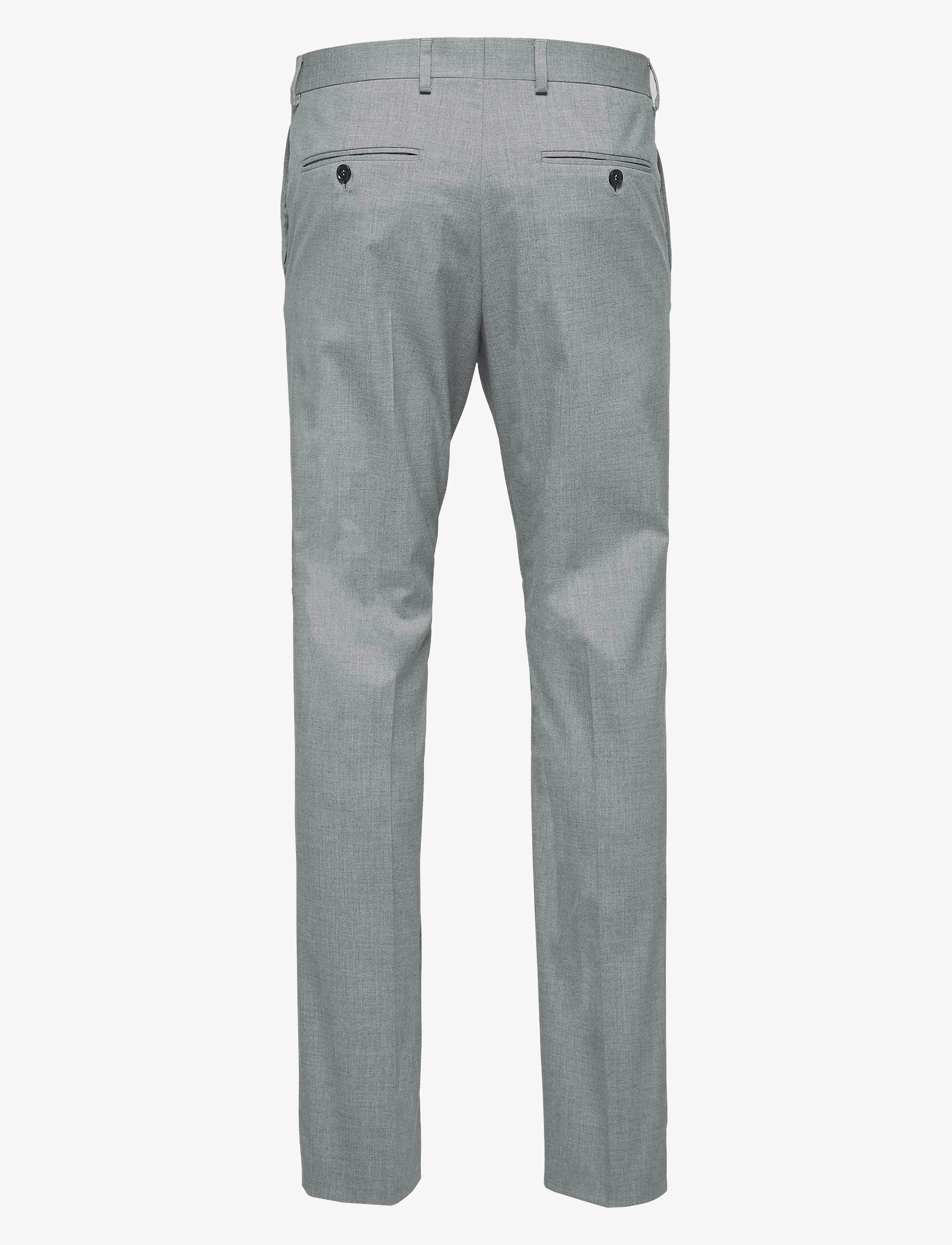 Selected - SLHSLIM-MYLOLOGAN LIGHT GREY TRS B NOOS - light grey melange - 2